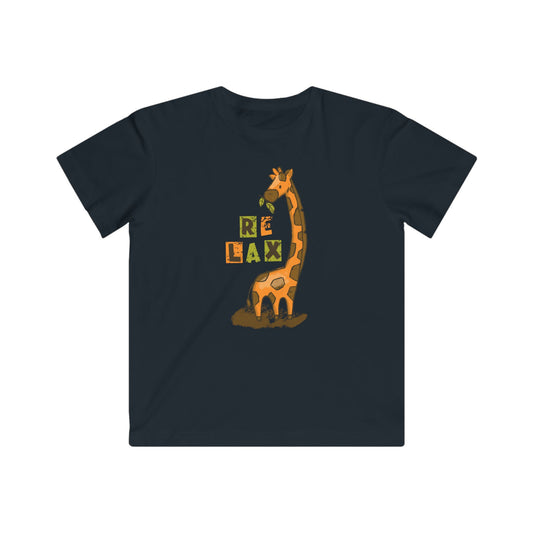 Relax Giraffe Kids Cotton T-Shirt