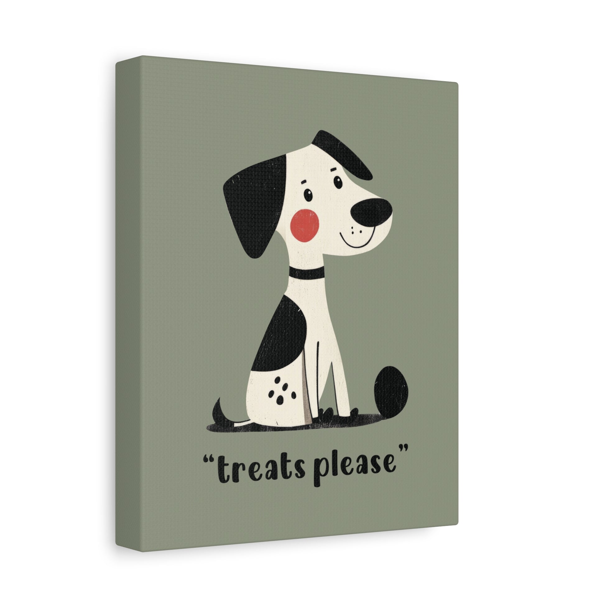 Treats Please Canvas Wall Art Vertical - Canvasses