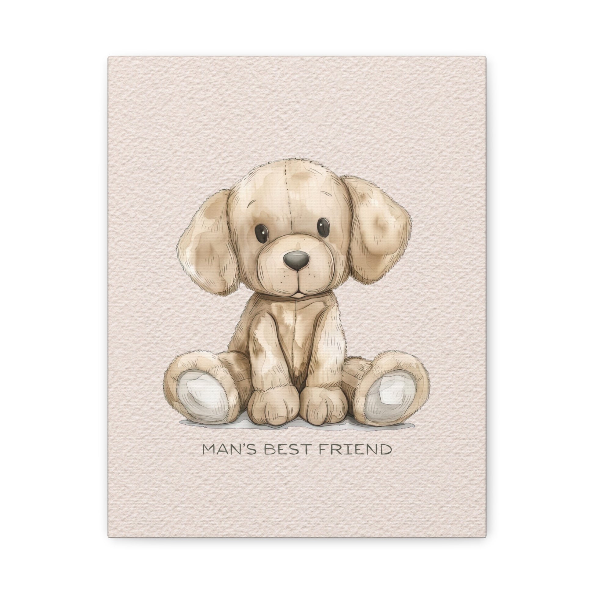 Man's Best Friend Canvas Wall Art Vertical - Canvasses