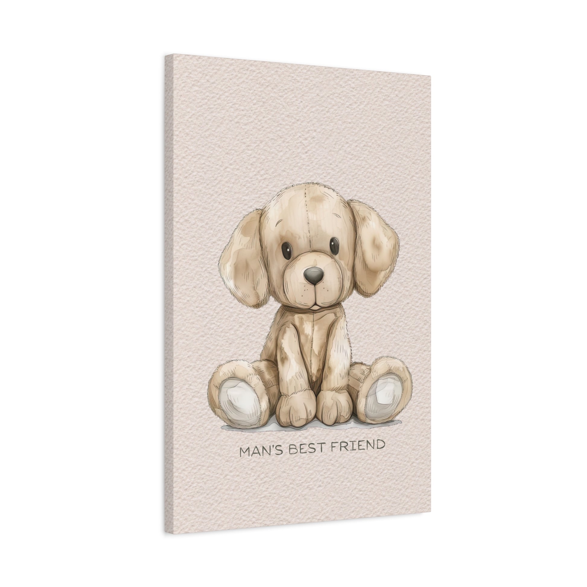 Man's Best Friend Canvas Wall Art Vertical - Canvasses