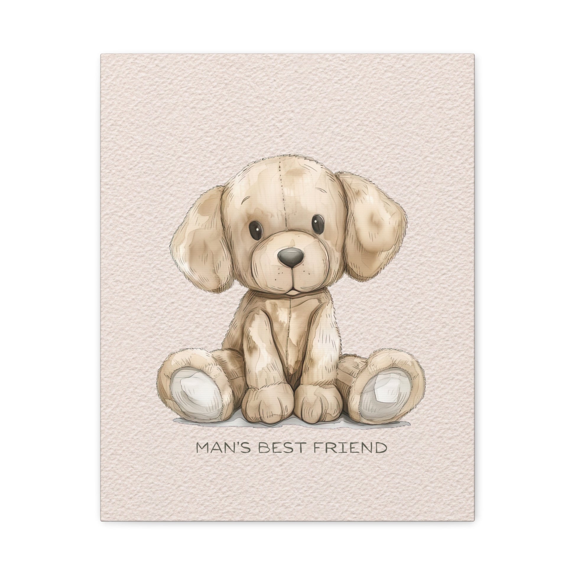 Man's Best Friend Canvas Wall Art Vertical - Canvasses