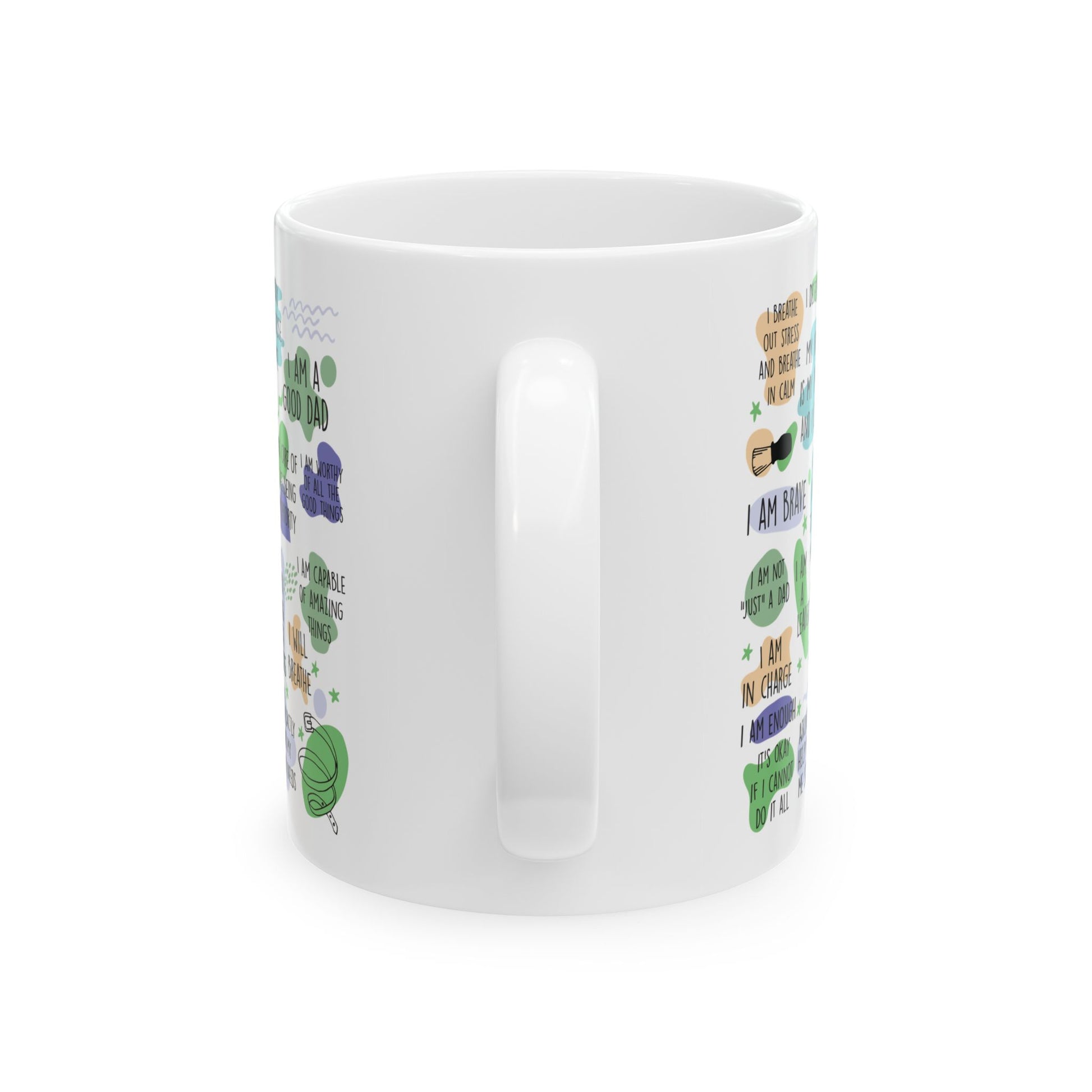 Dad Daily Affirmations Coffee Mug - Canvasses
