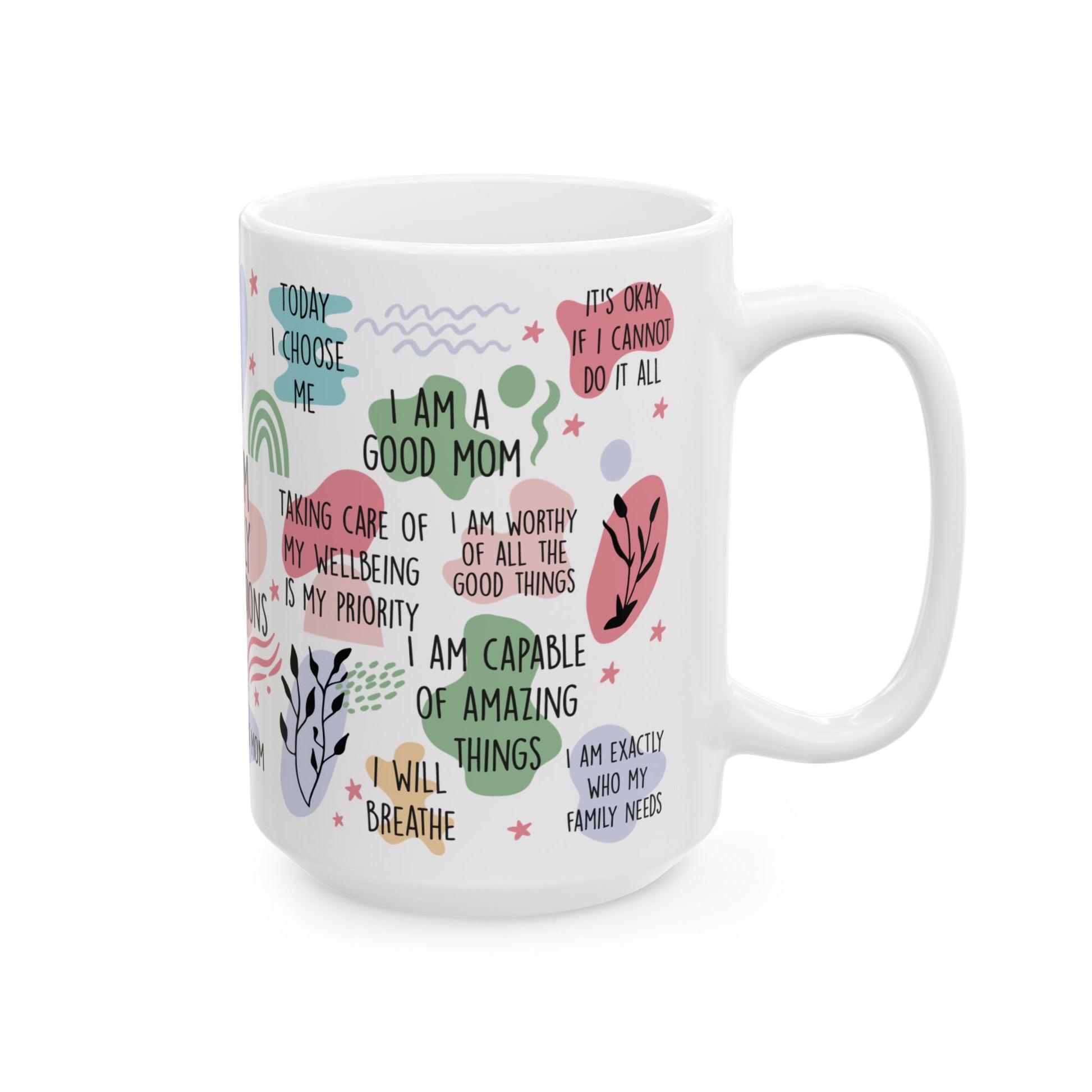 Mom Daily Affirmations Coffee Mug - Canvasses