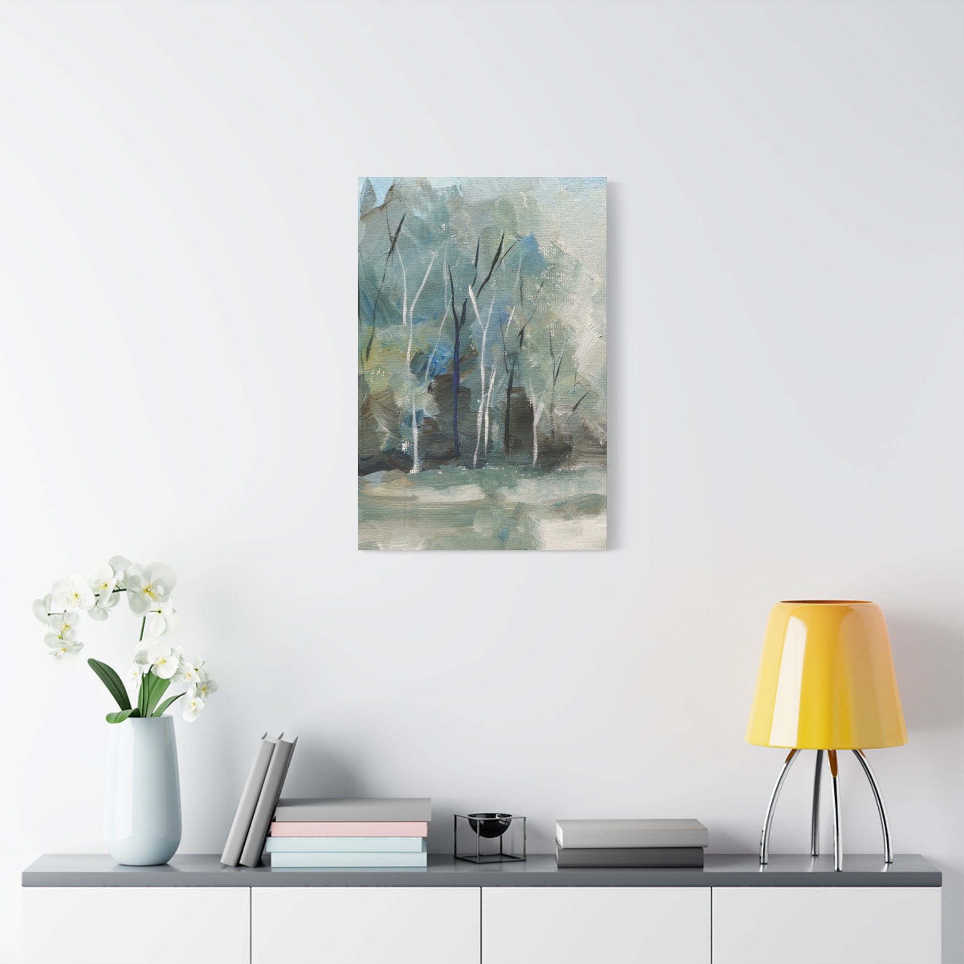 Faded Forest Canvas Wall Art Vertical - Canvasses