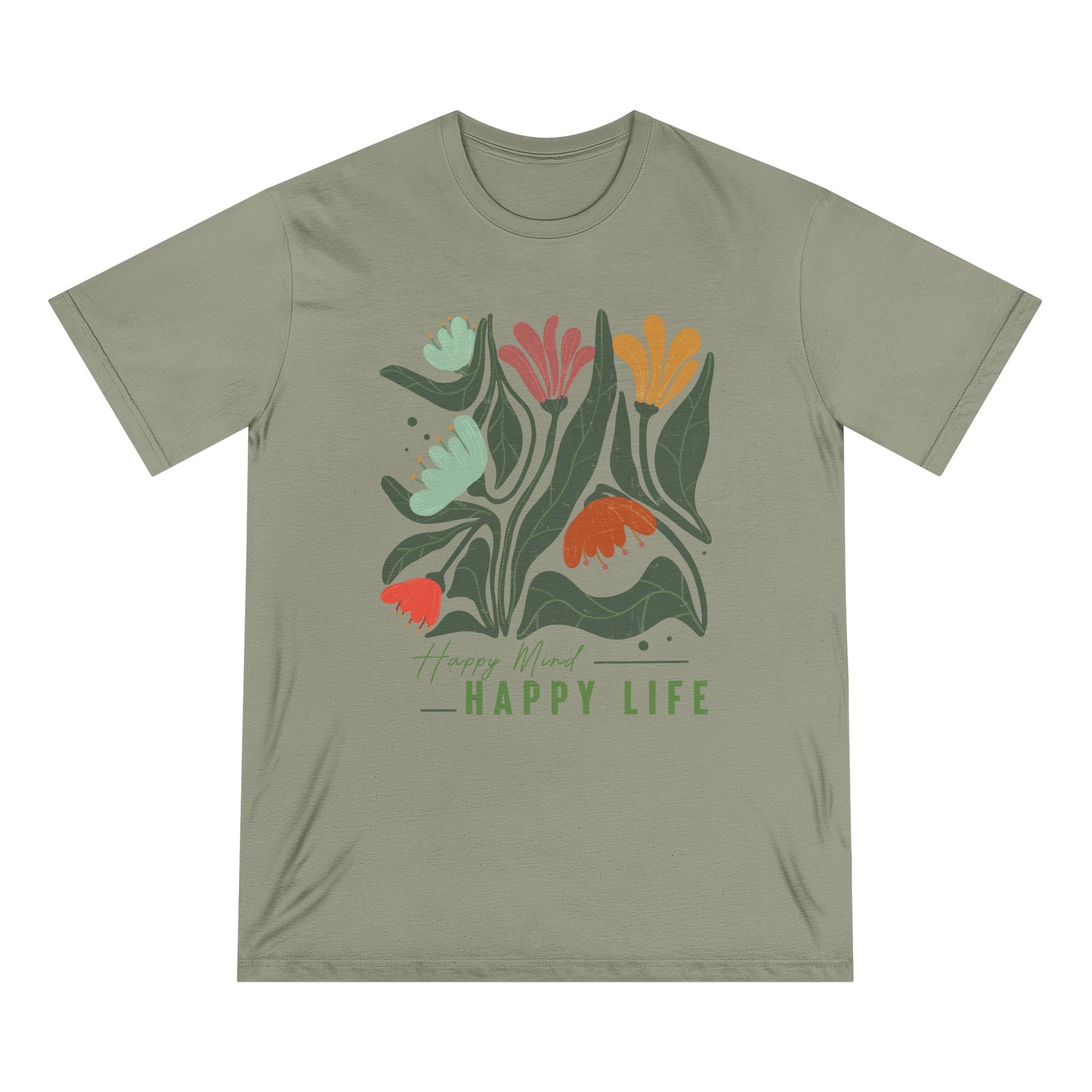 Boho Happy Life Women 100% Organic Cotton T-Shirt - Canvasses