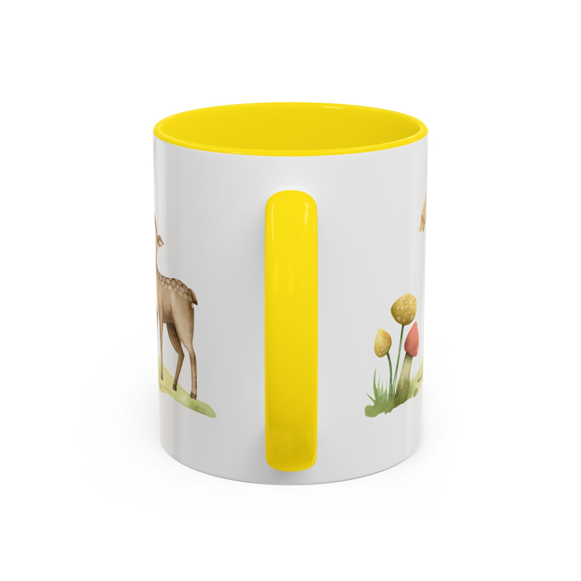 Watercolor Deer Accent Mug - Canvasses