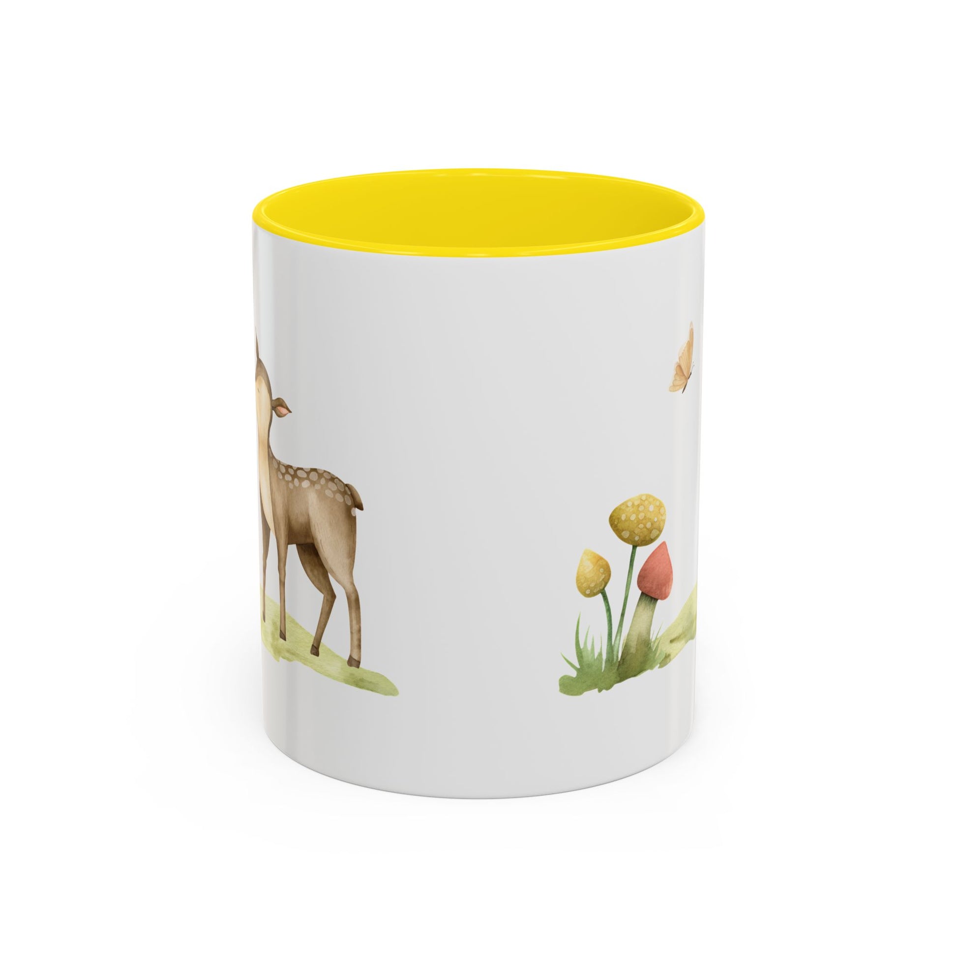 Watercolor Deer Accent Mug - Canvasses