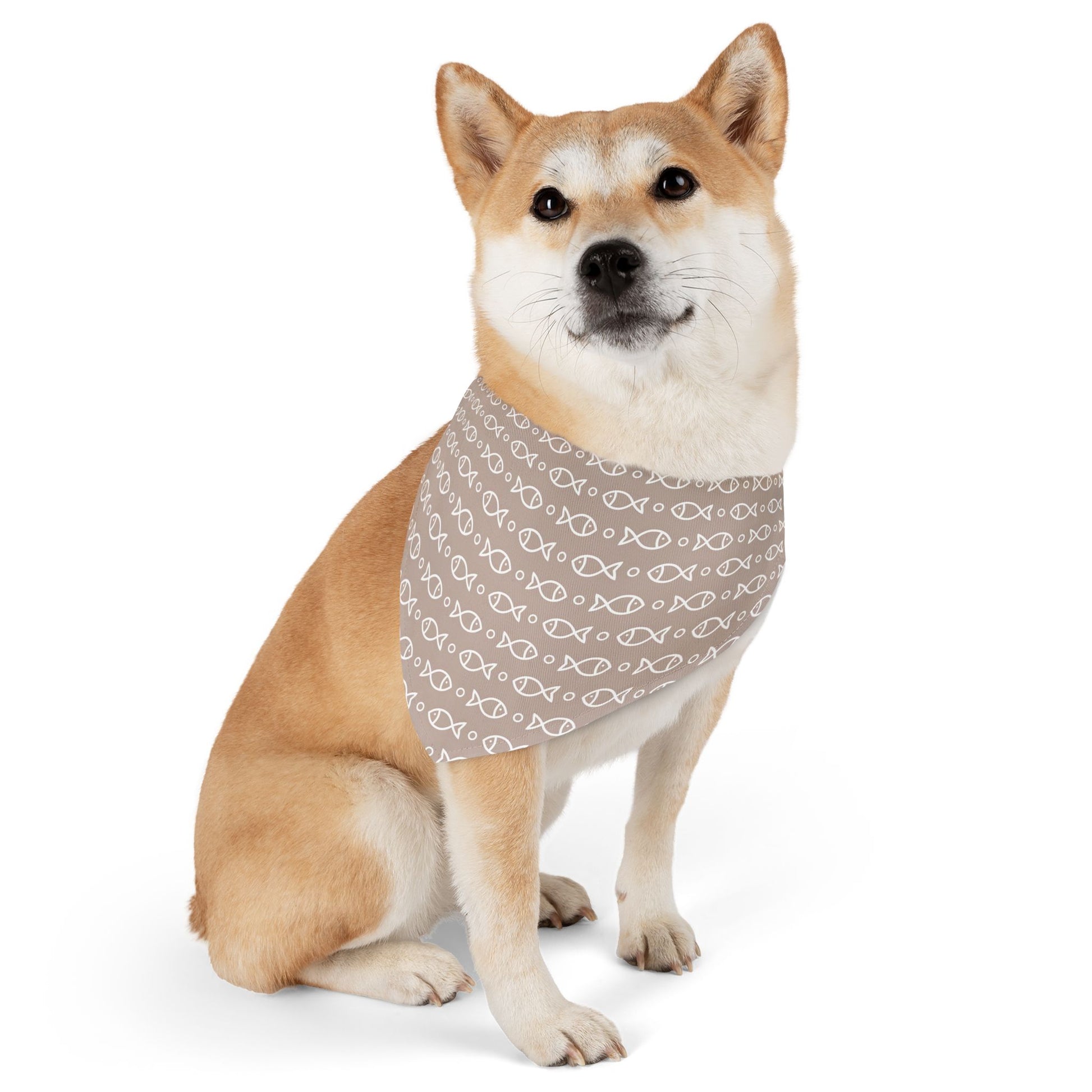Endless Fishes Pet Bandana Collar - Canvasses