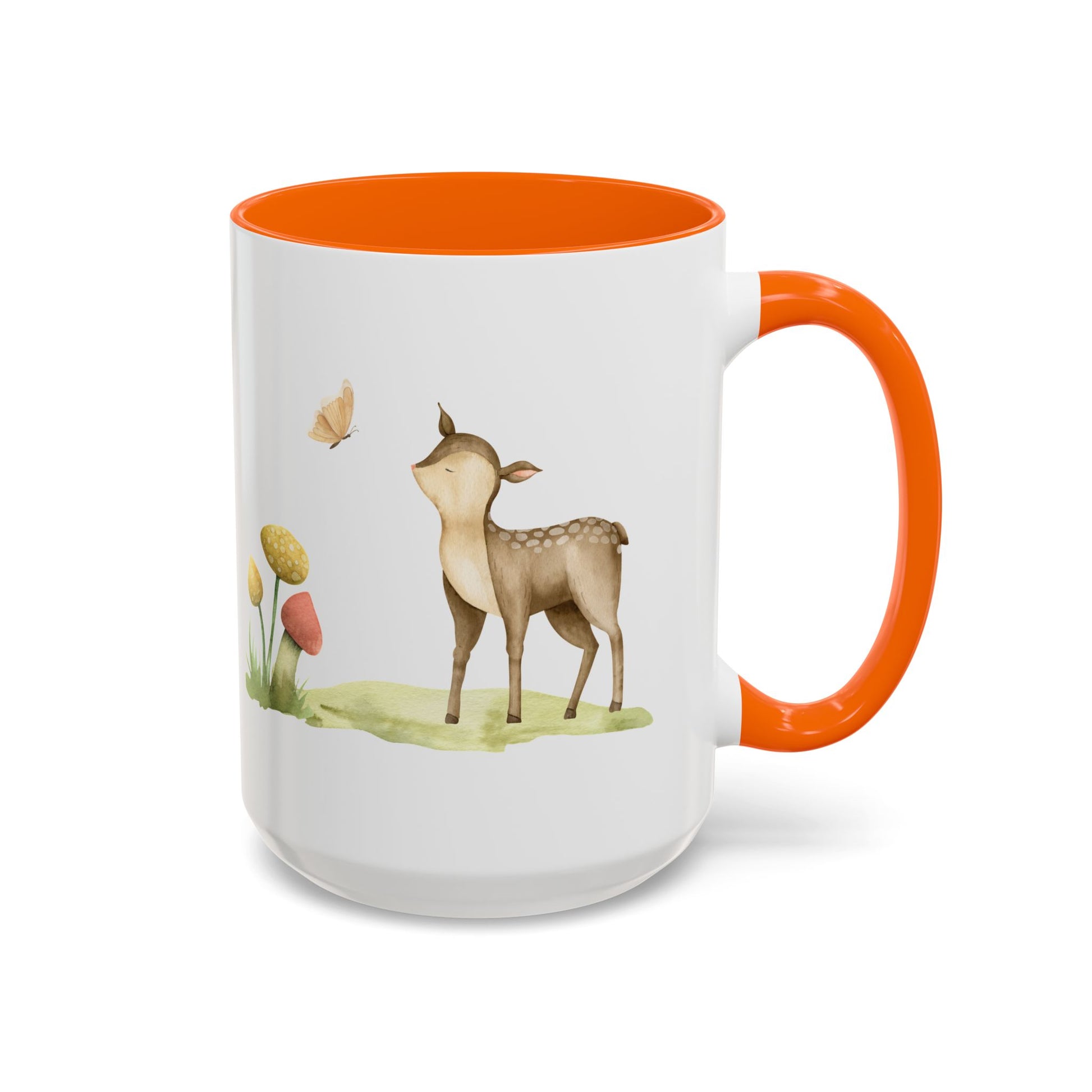 Watercolor Deer Accent Mug - Canvasses