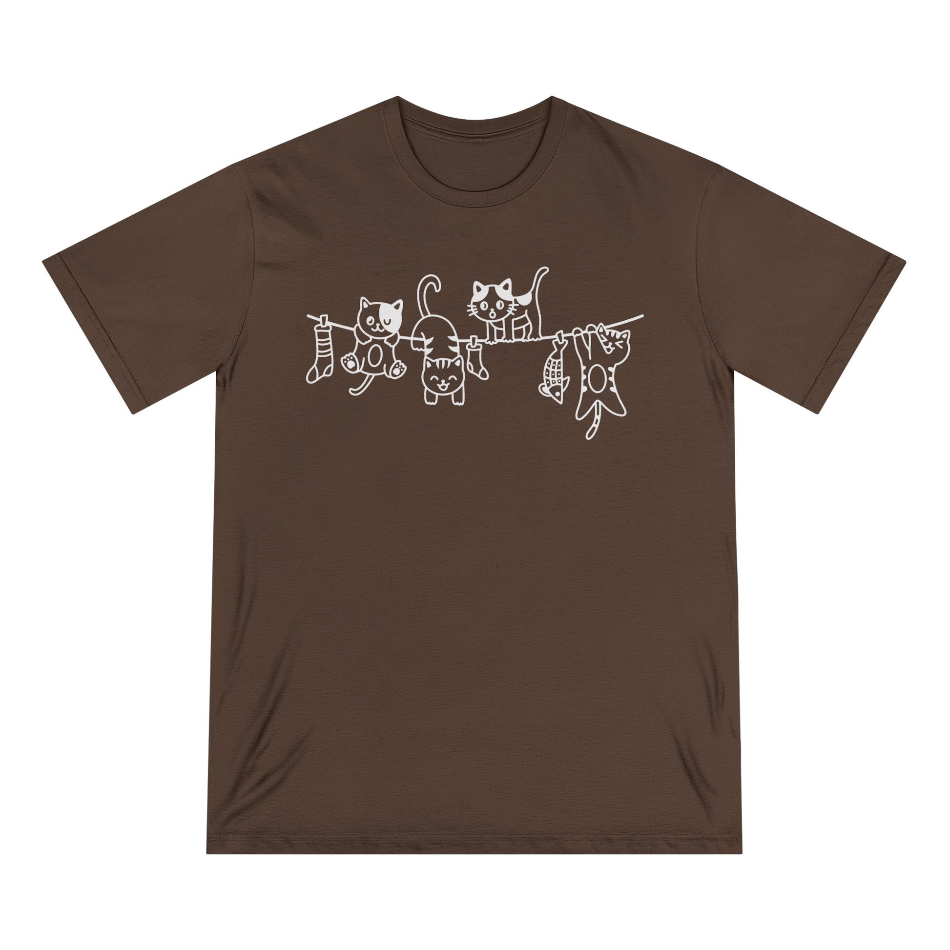 Hanging Cats Women 100% Organic Cotton T-Shirt - Canvasses
