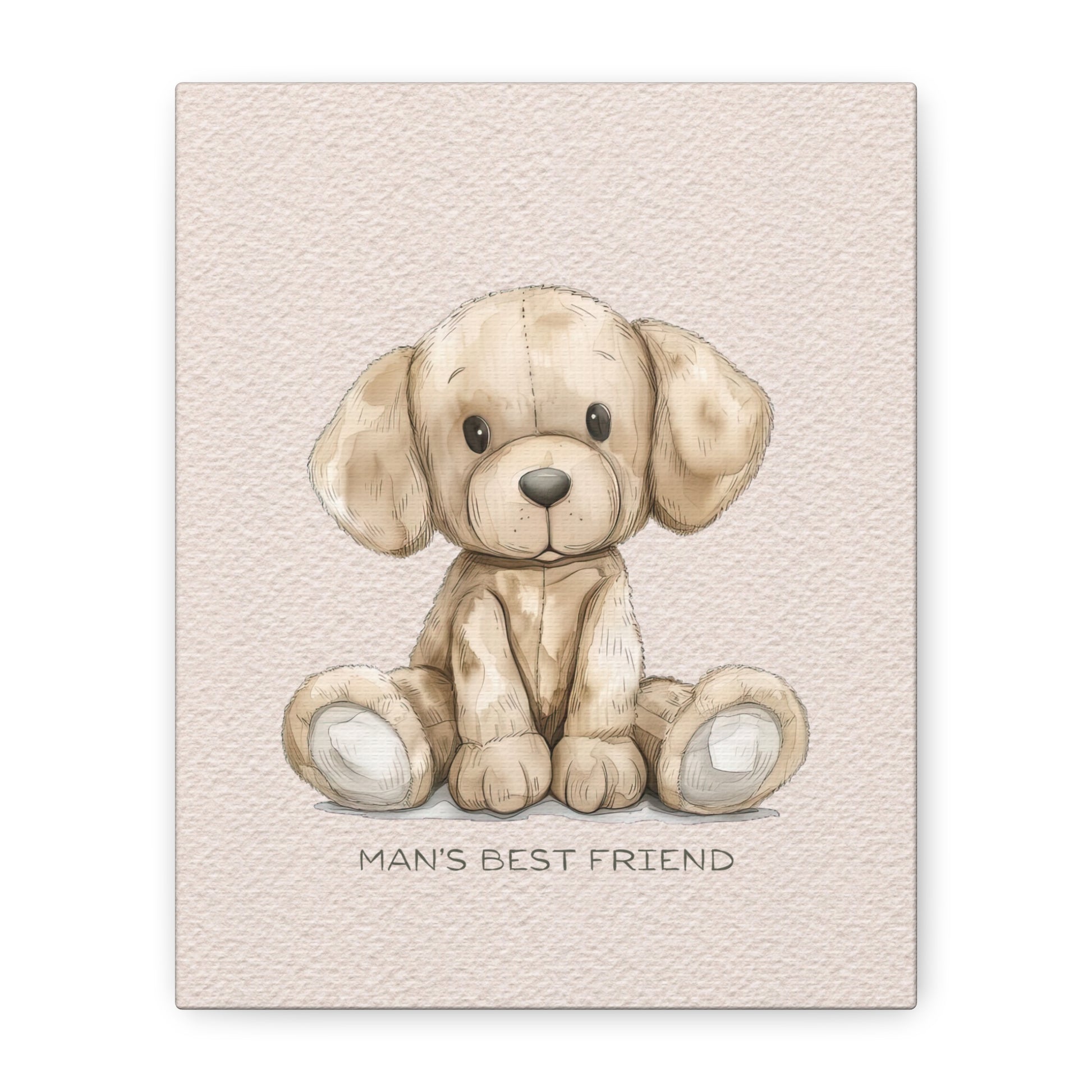 Man's Best Friend Canvas Wall Art Vertical - Canvasses