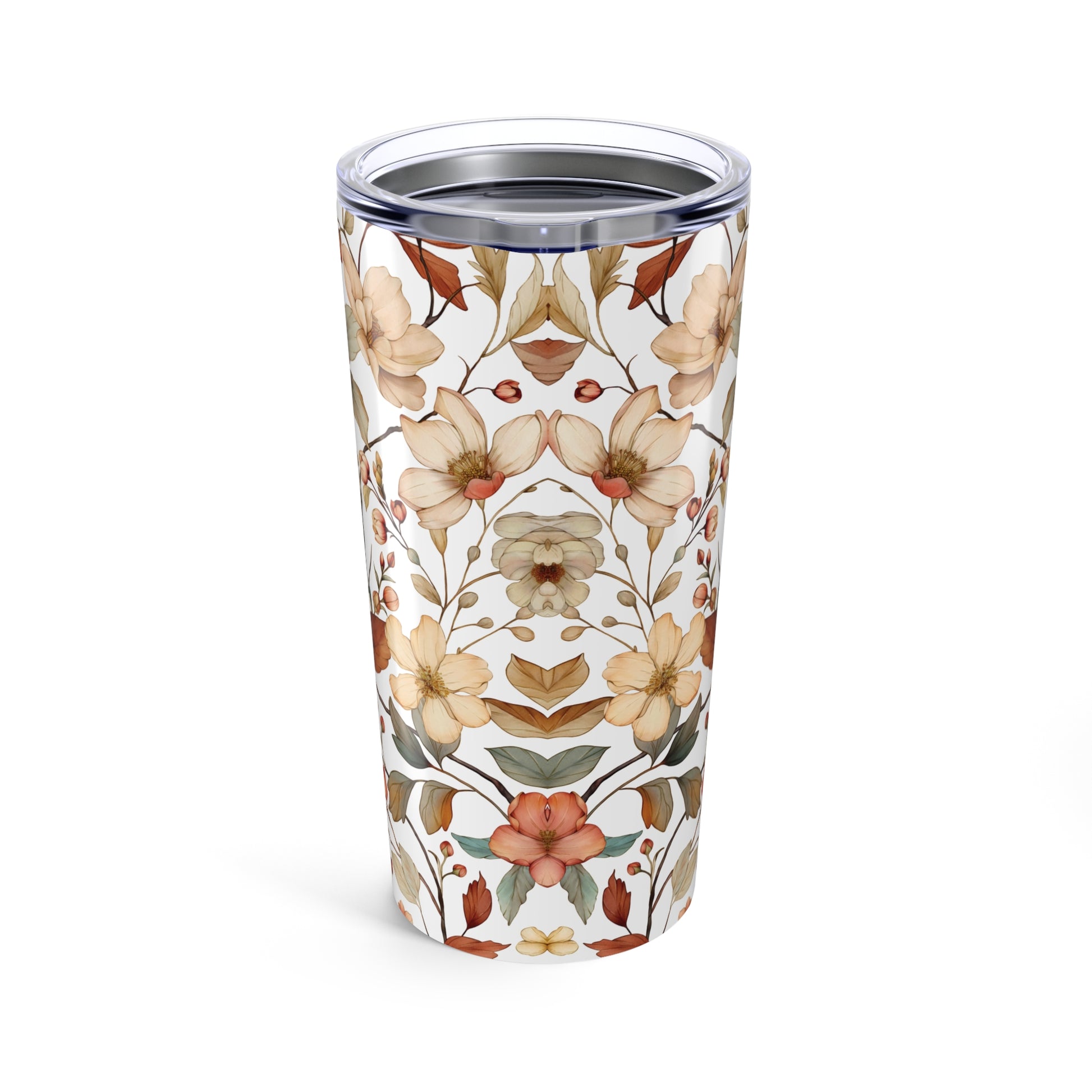 Vintage Boho Florals 20 oz Stainless Steel Tumbler - Canvasses