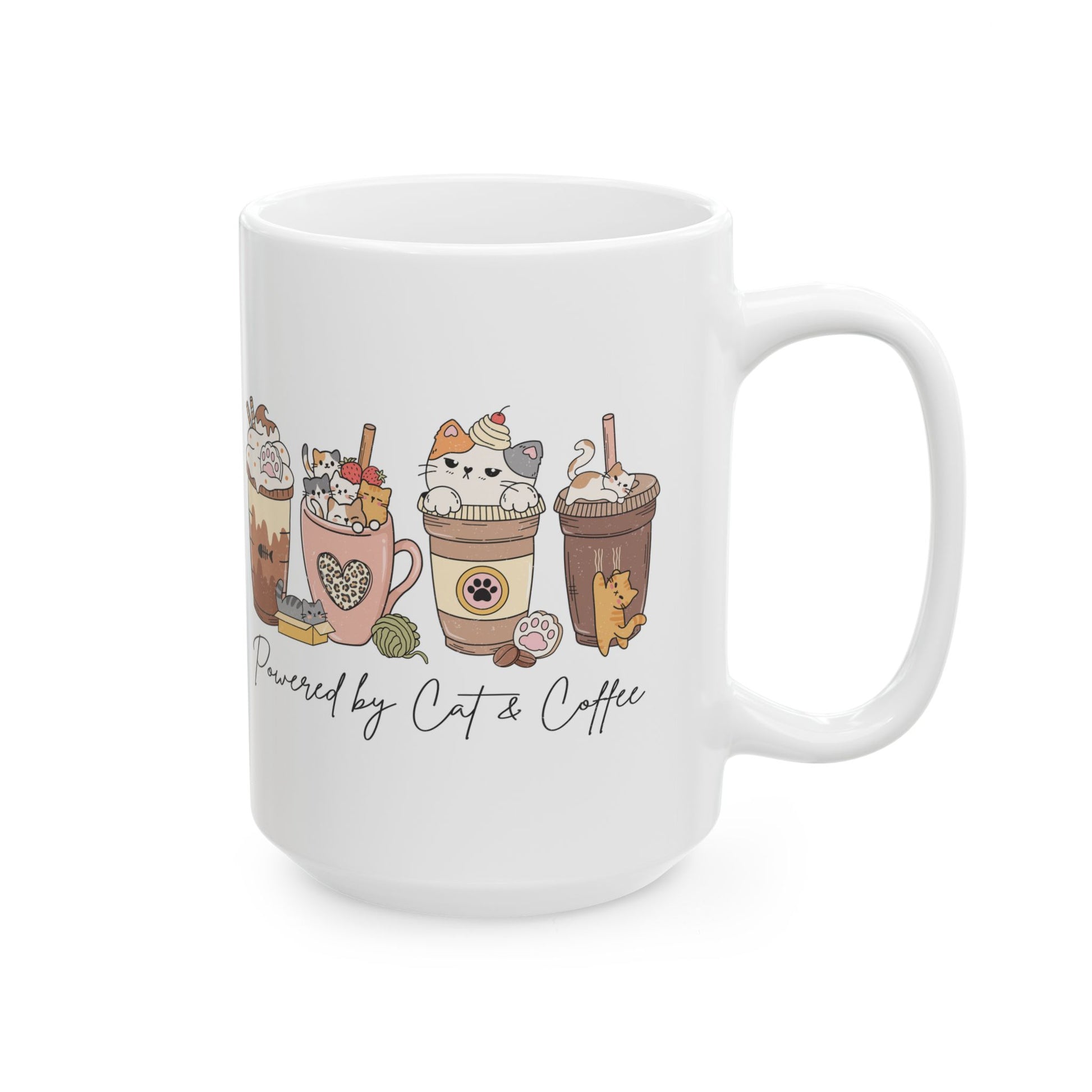 Powered by Cats Coffee Mug - Canvasses