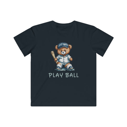 Play Ball Bear Kids Cotton T-Shirt