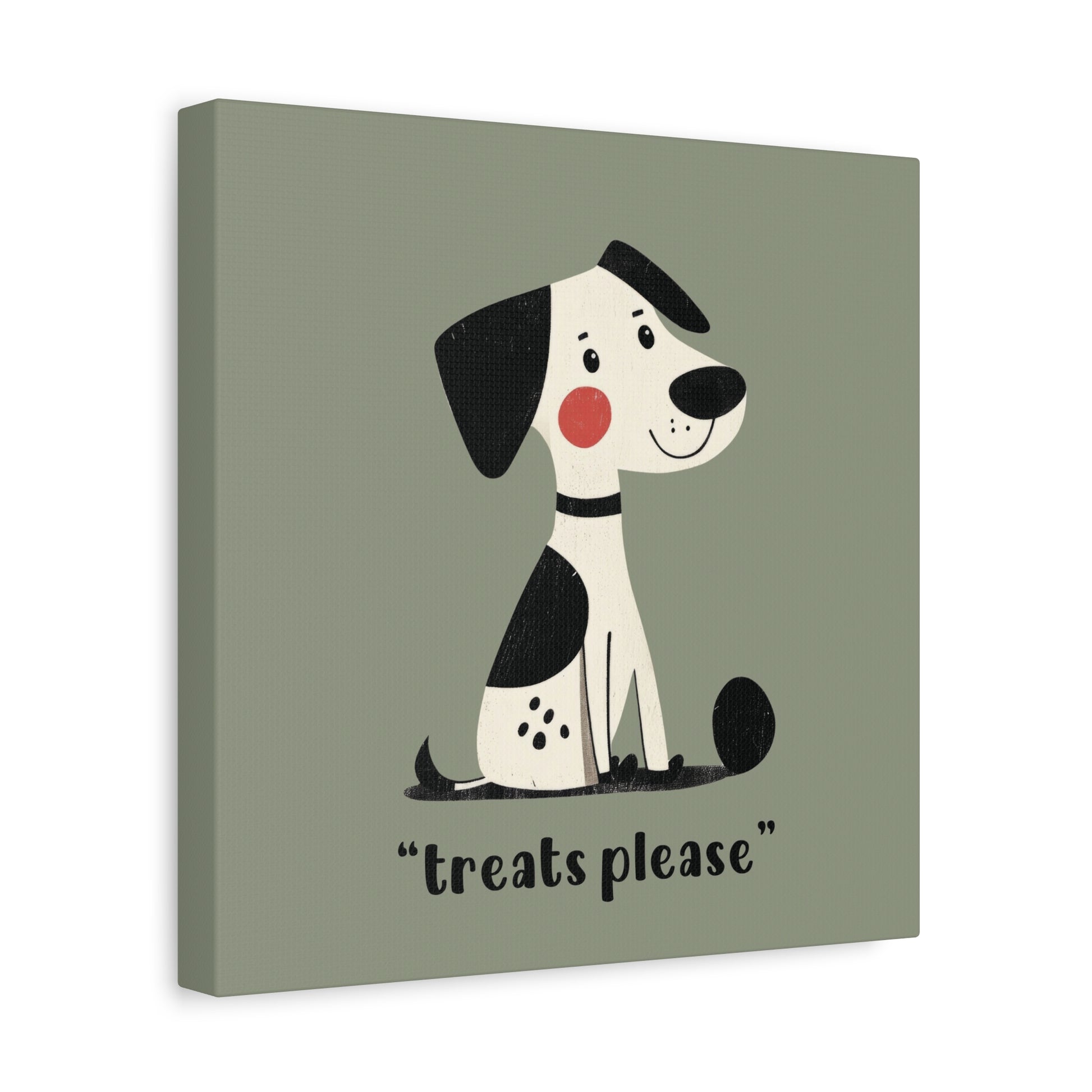 Treats Please Canvas Wall Art Square - Canvasses