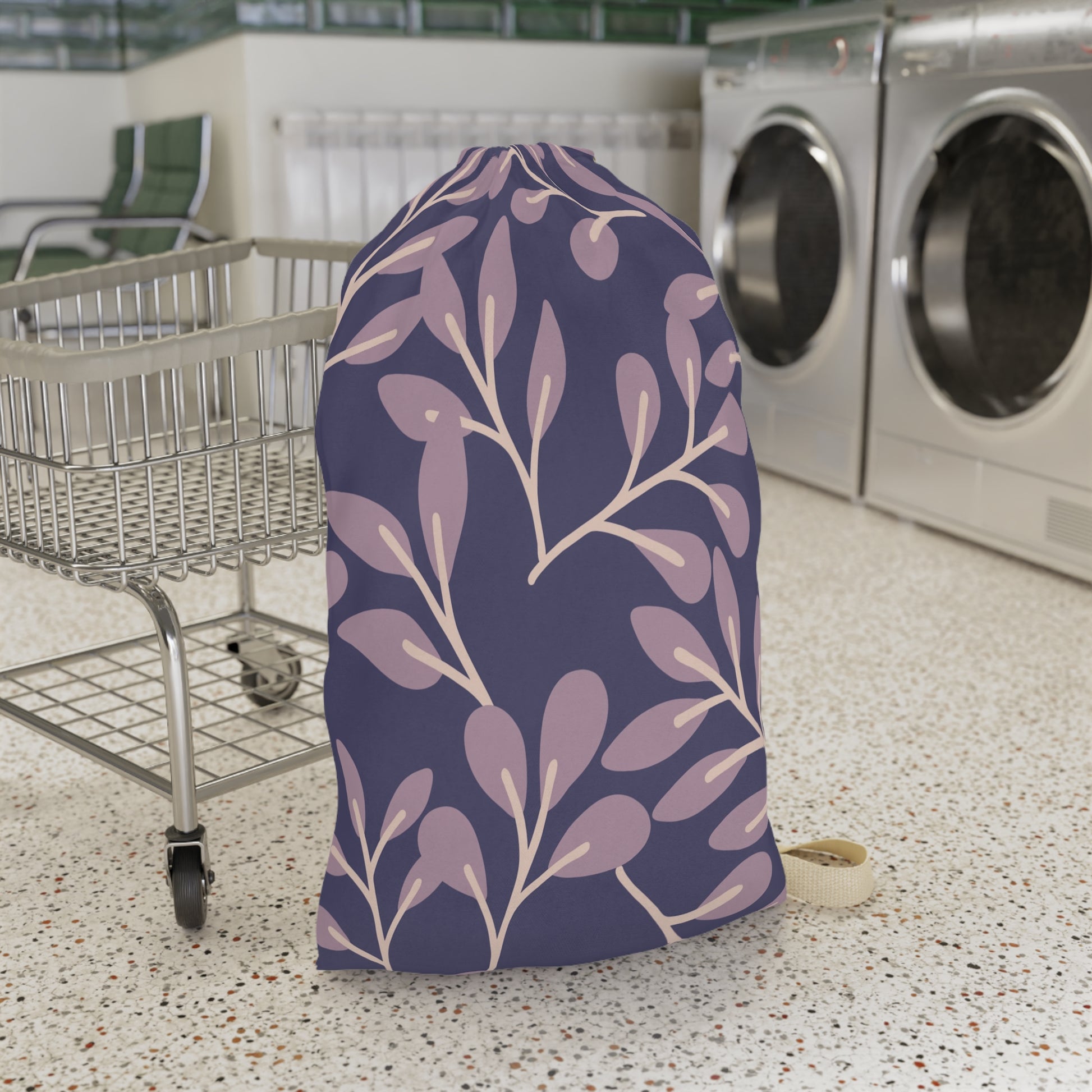 Purple Branches Laundry Bag - Canvasses