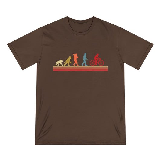 Cycling Evolution Men 100% Organic Cotton Staple T-Shirt - Canvasses
