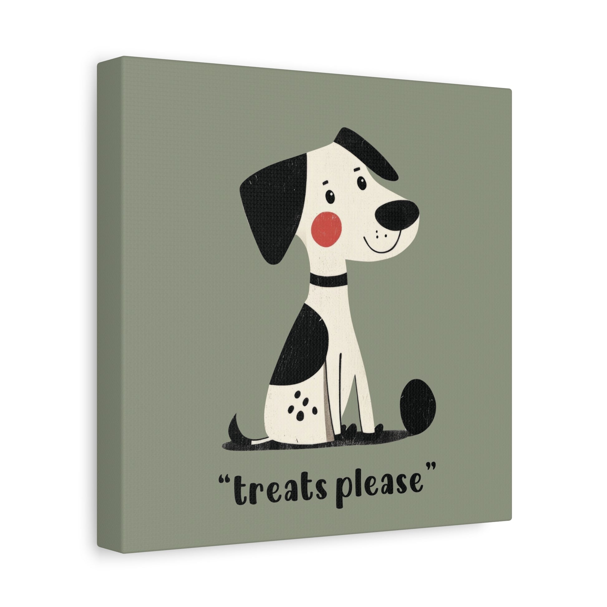 Treats Please Canvas Wall Art Square - Canvasses