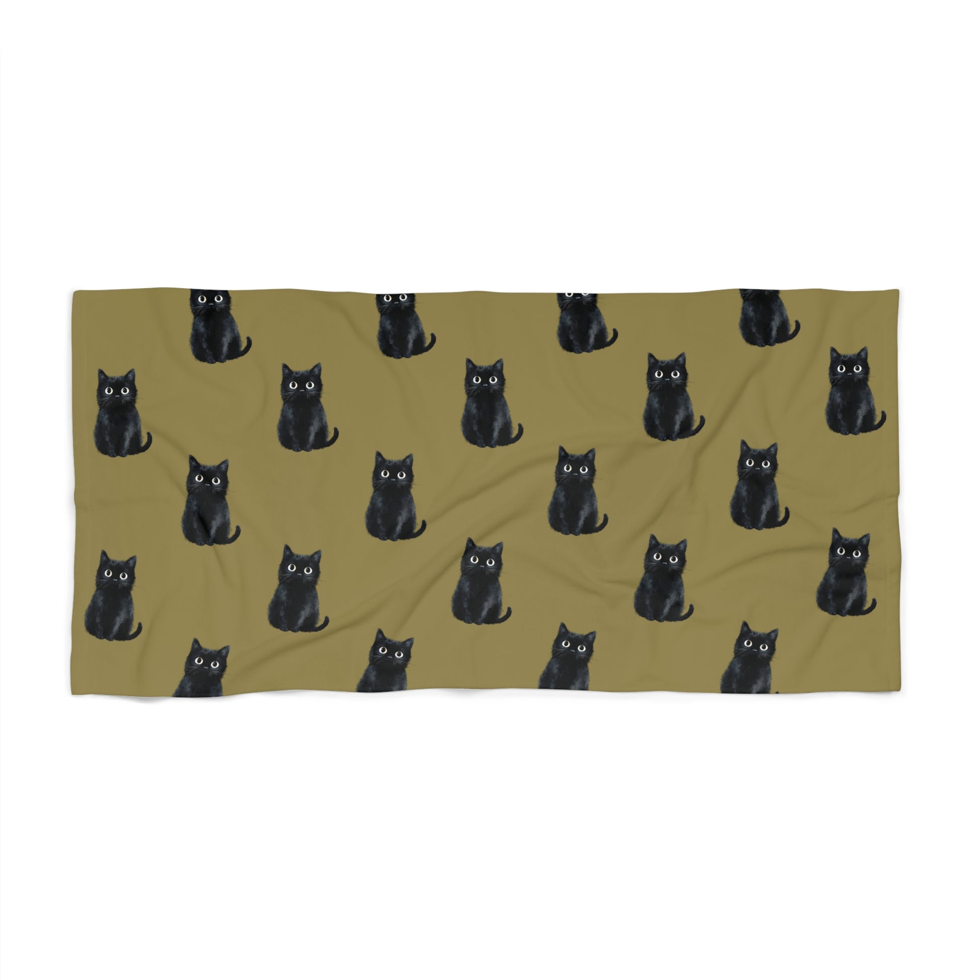 Purr - fect Lounge Oversized Beach Towel - Canvasses
