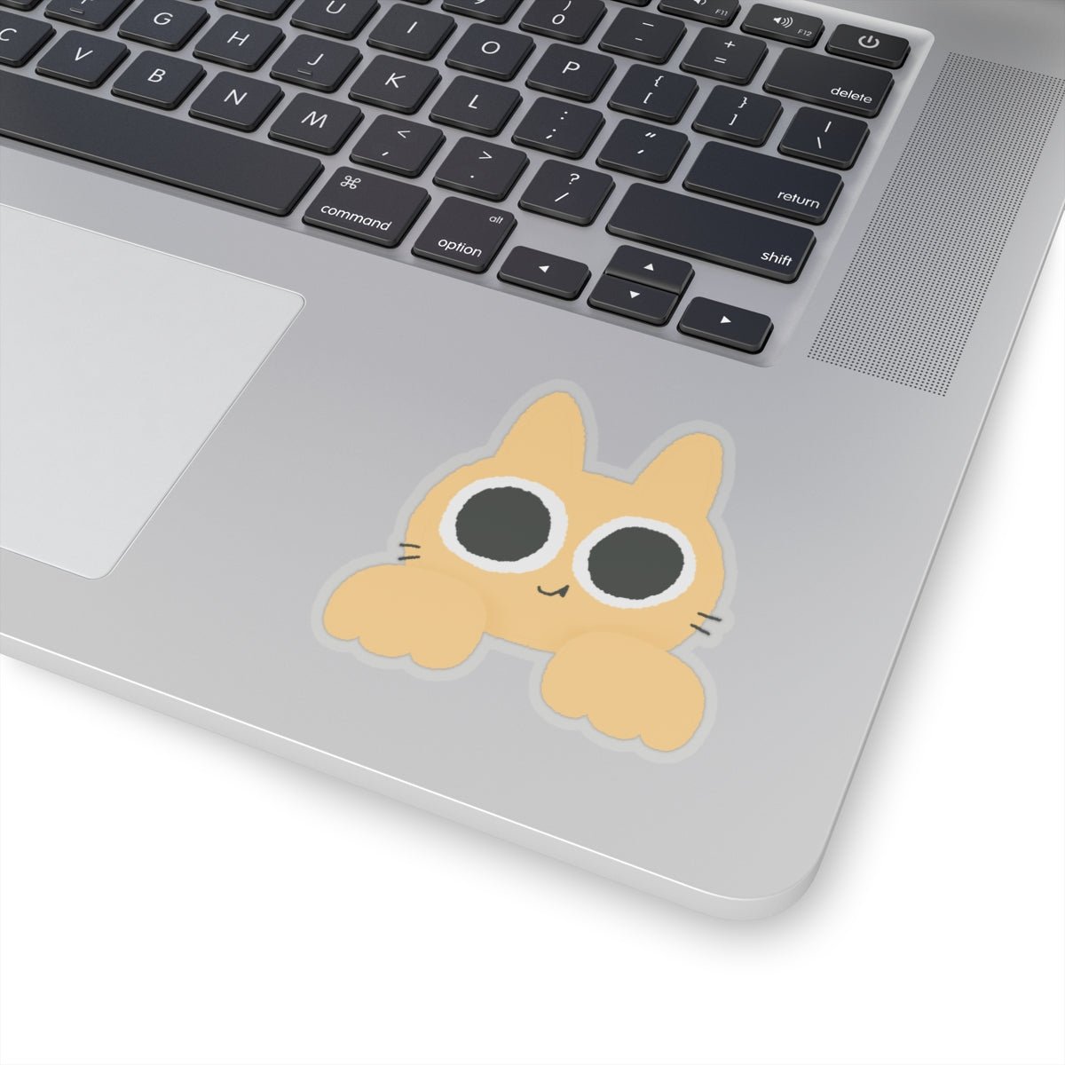 Sunny Peeker Cat Kiss - Cut Sticker - Canvasses