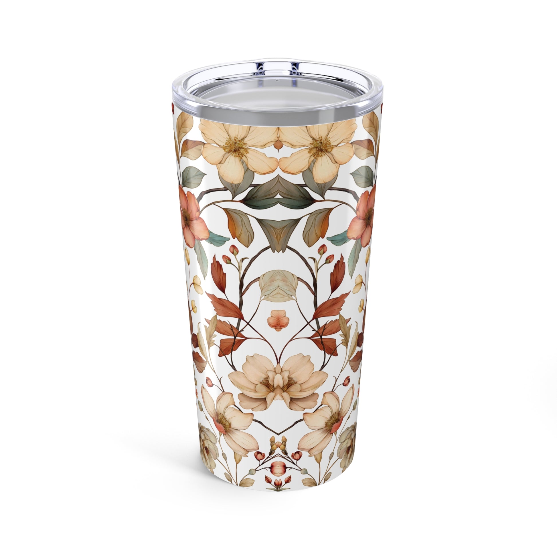 Vintage Boho Florals 20 oz Stainless Steel Tumbler - Canvasses
