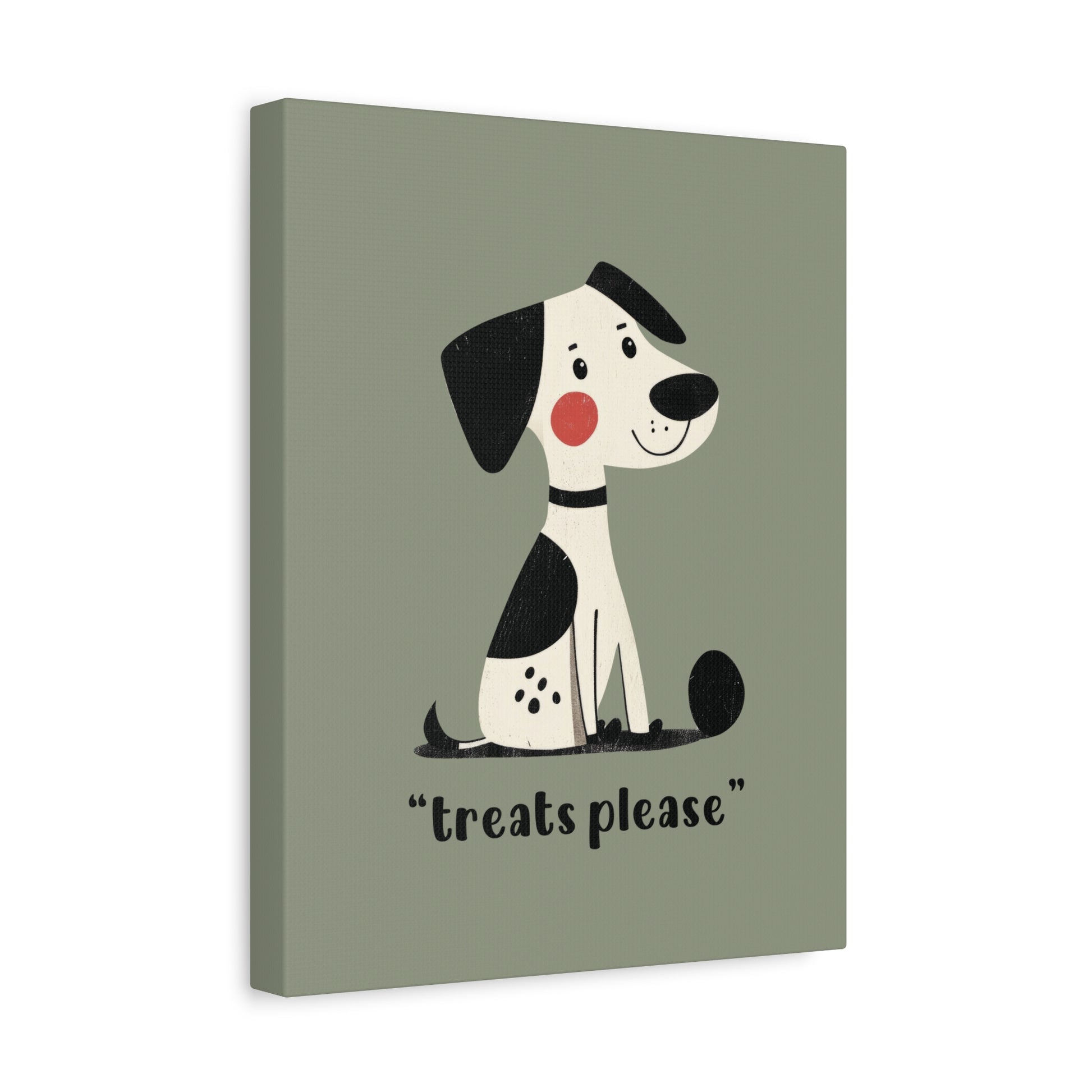 Treats Please Canvas Wall Art Vertical - Canvasses