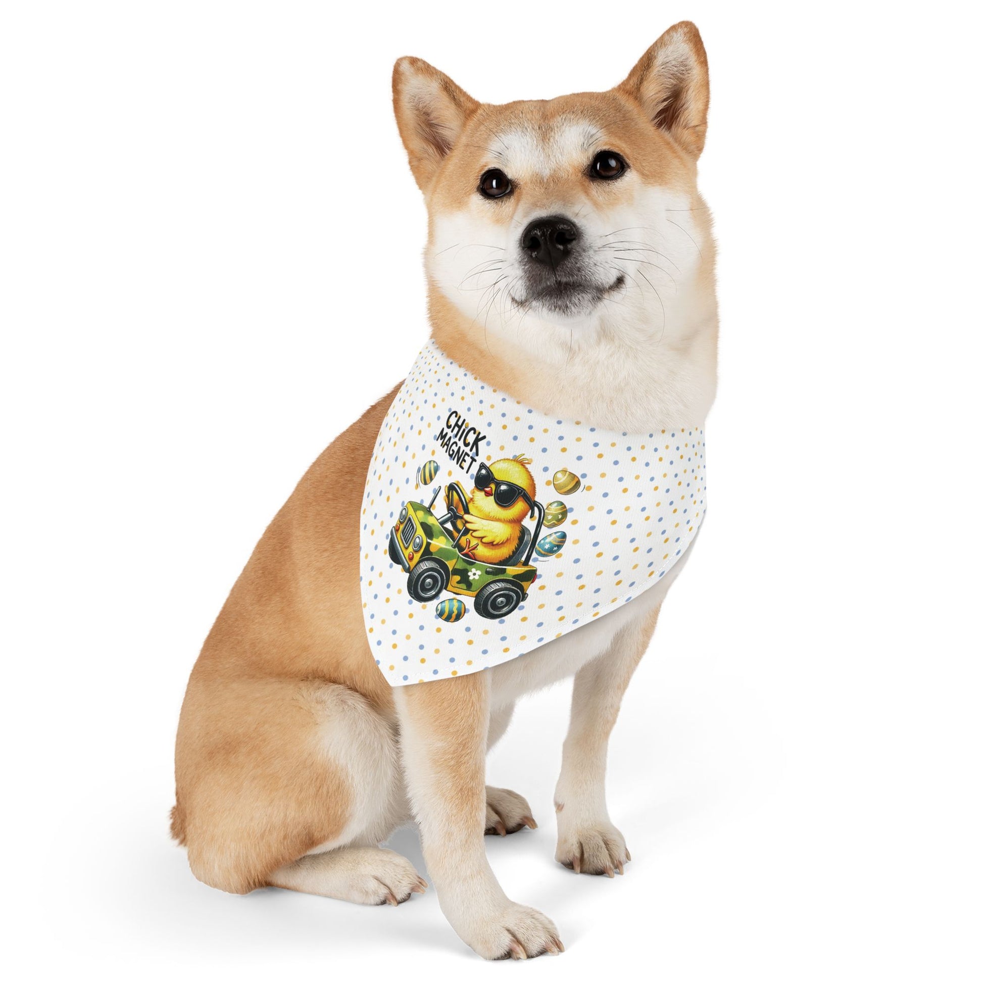 Chick Magnet Pet Bandana Collar - Canvasses