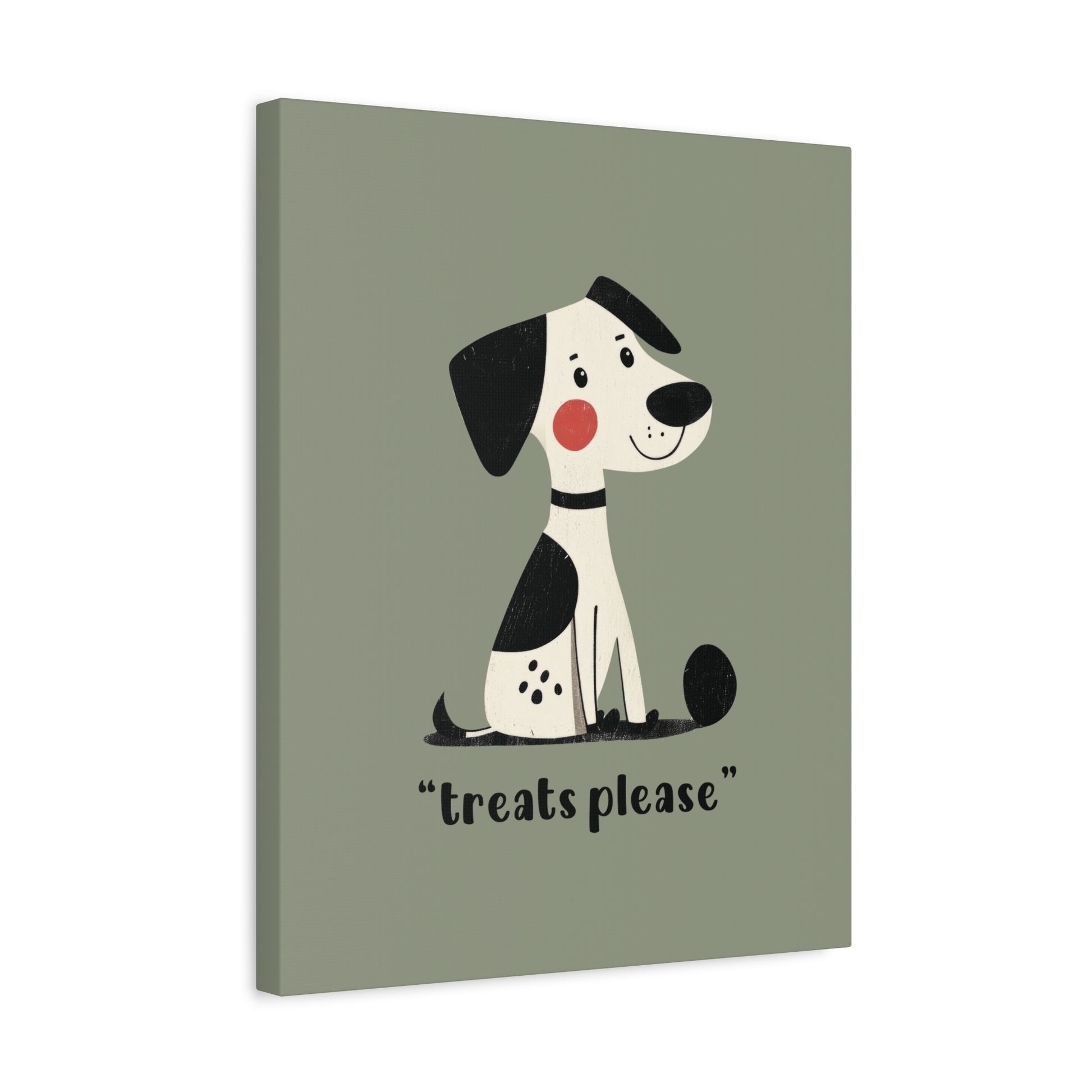 Treats Please Canvas Wall Art Vertical - Canvasses