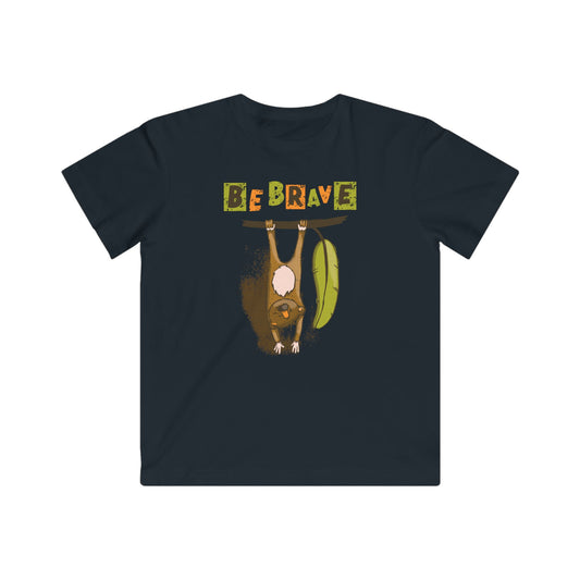Hanging Sloth Kids Cotton T-Shirt
