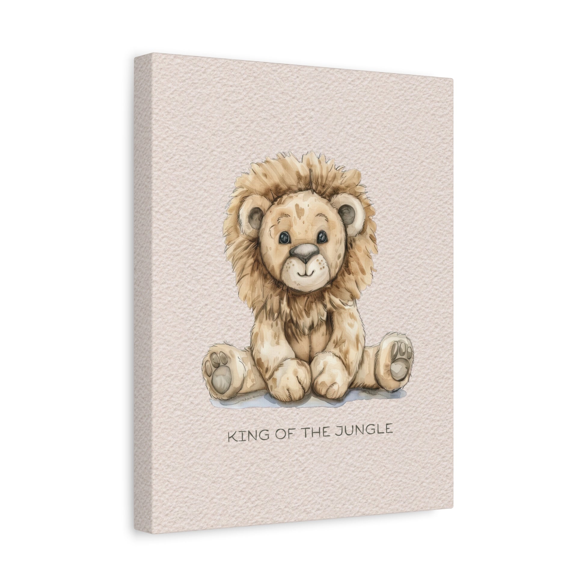 King of the Jungle Canvas Wall Art Vertical - Canvasses