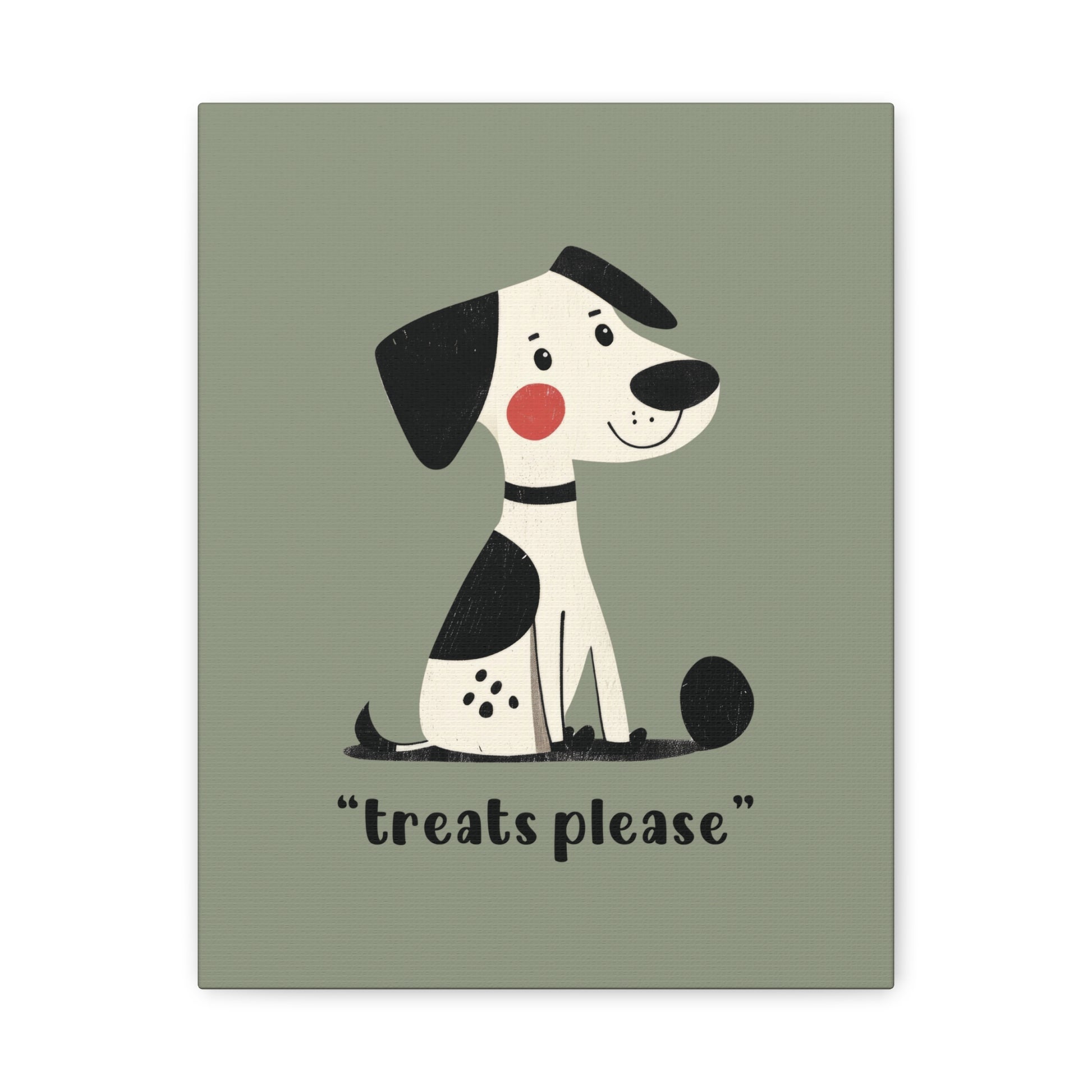 Treats Please Canvas Wall Art Vertical - Canvasses