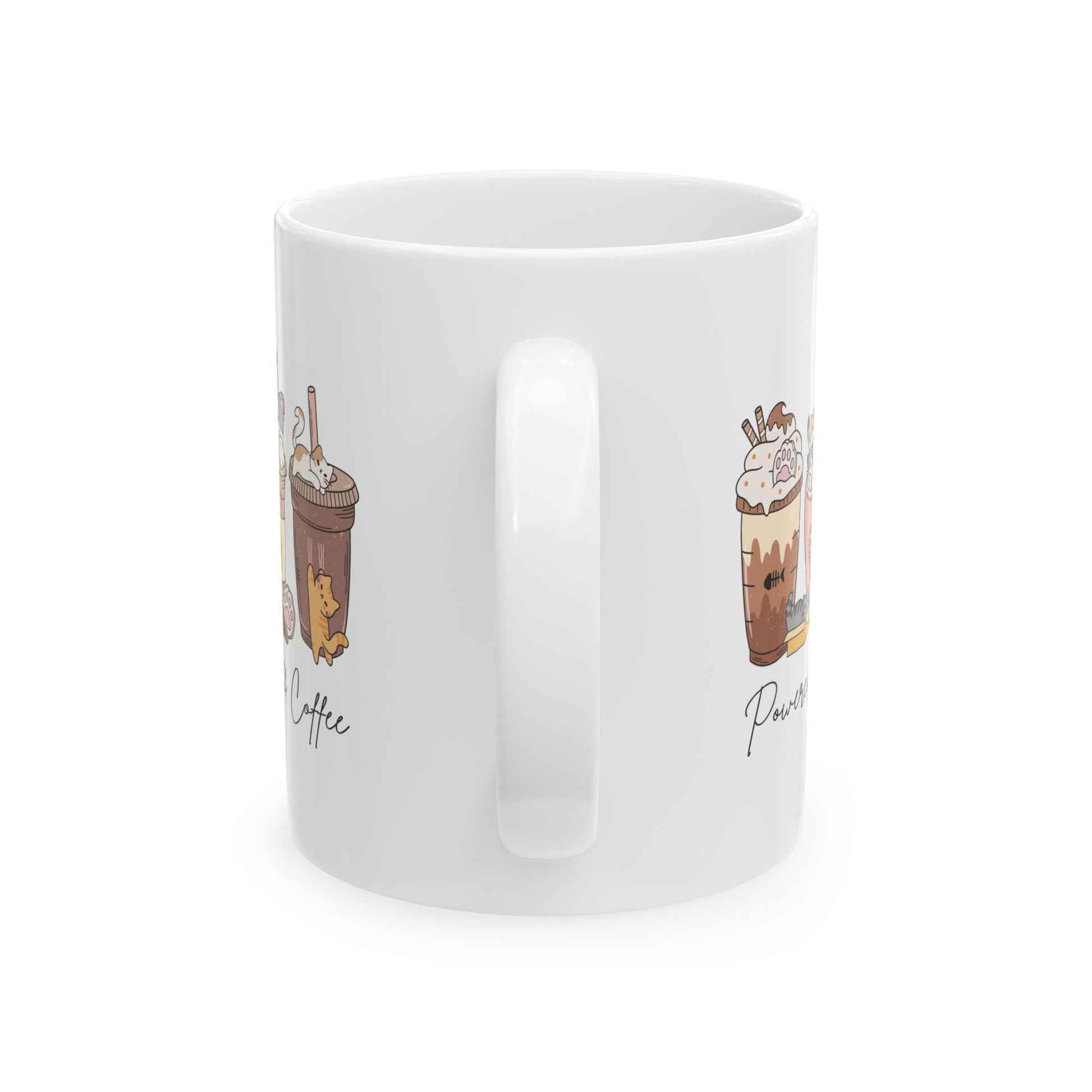 Powered by Cats Coffee Mug - Canvasses