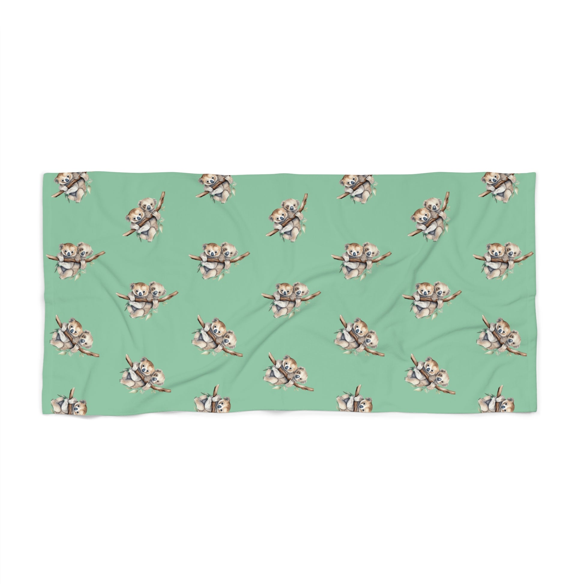 Koala Cuddle Oversized Beach Towel - Canvasses