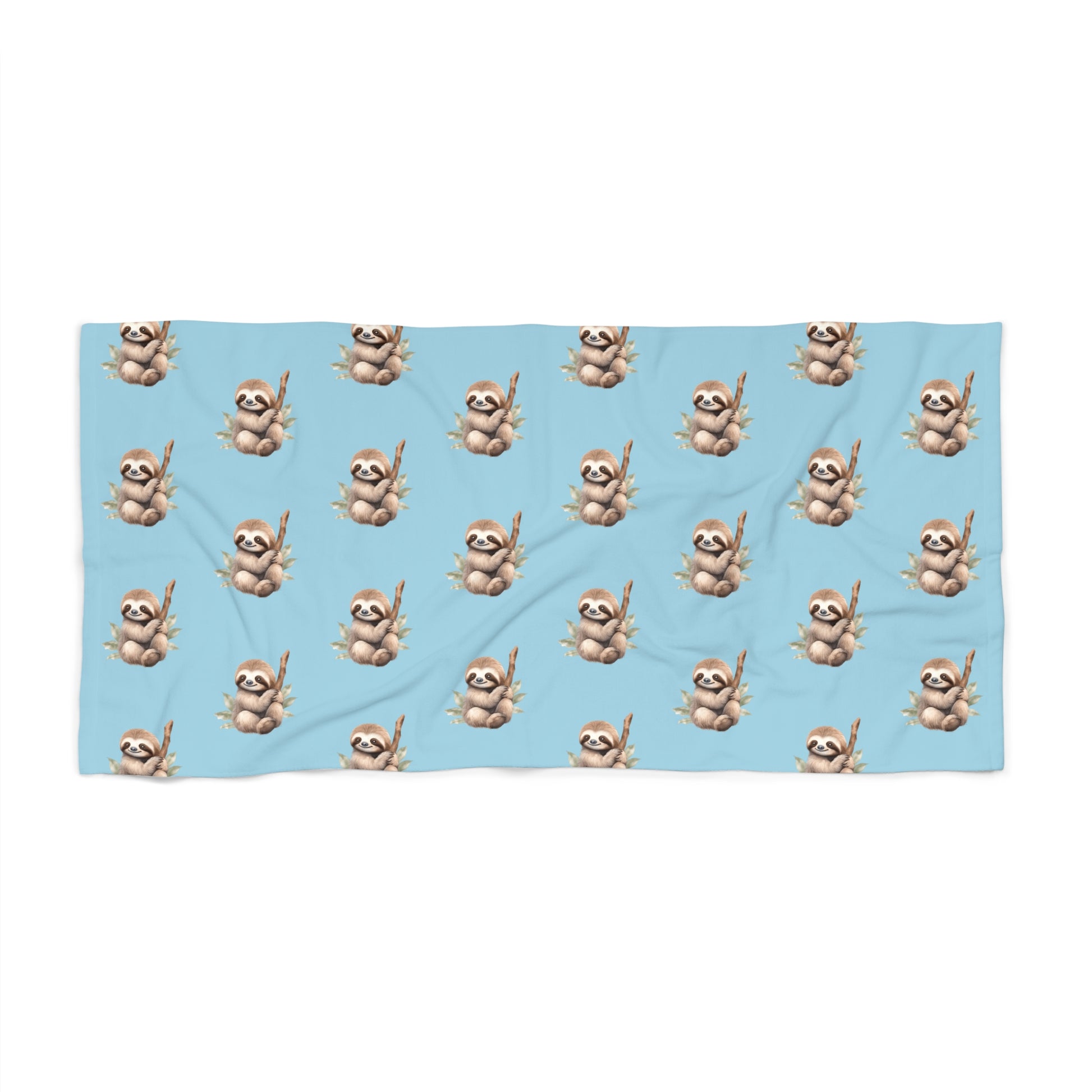 Lazy Daze Sloth Oversized Beach Towel - Canvasses