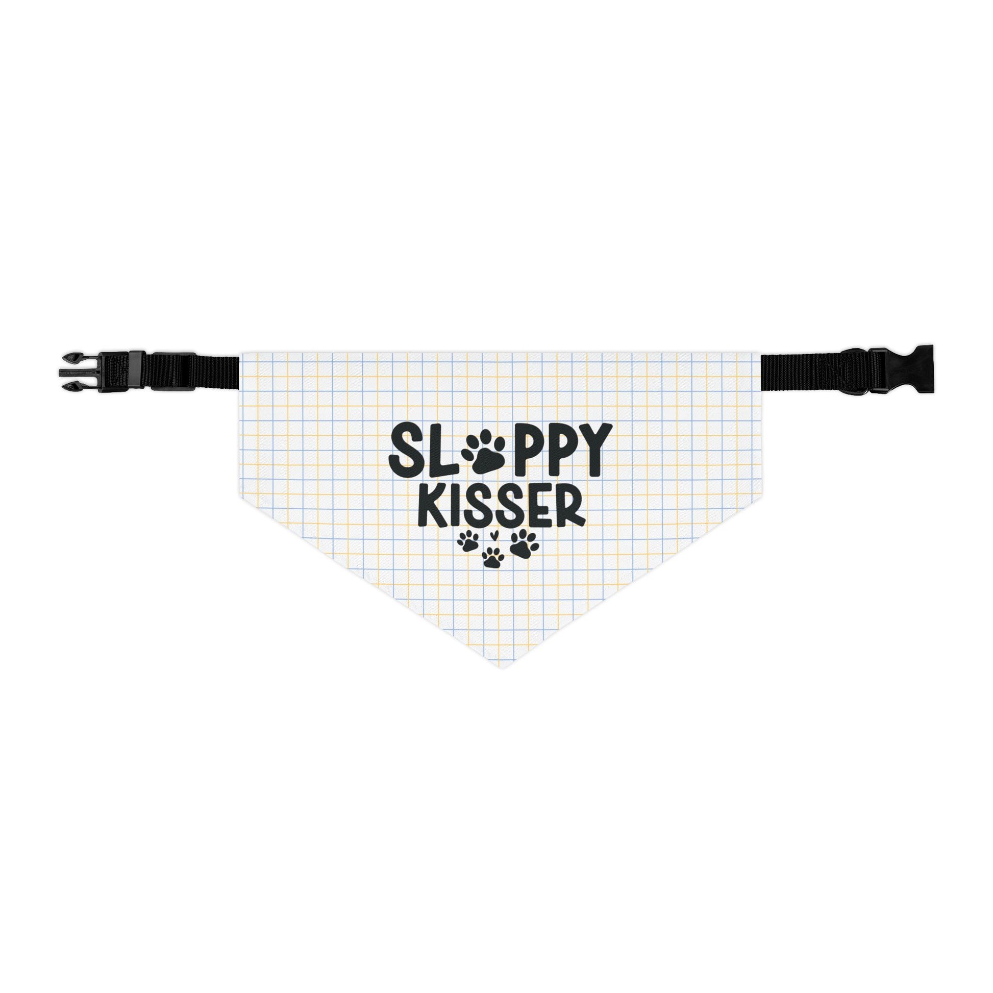 Sloppy Kisser Pet Bandana Collar - Canvasses