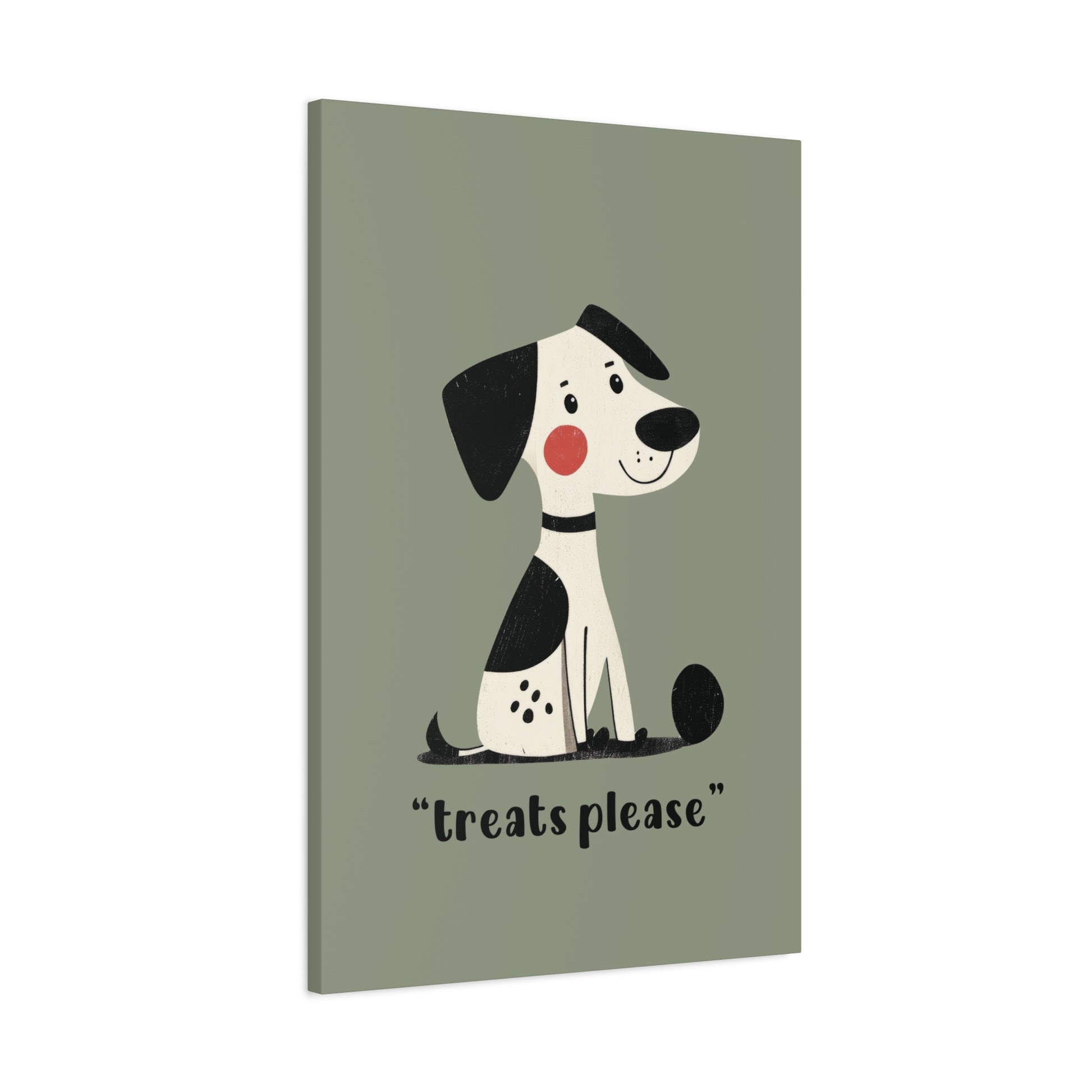 Treats Please Canvas Wall Art Vertical - Canvasses