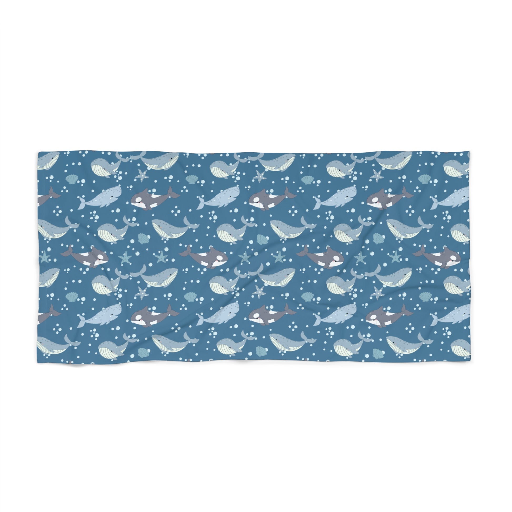 Whales Dream Oversized Beach Towel - Canvasses