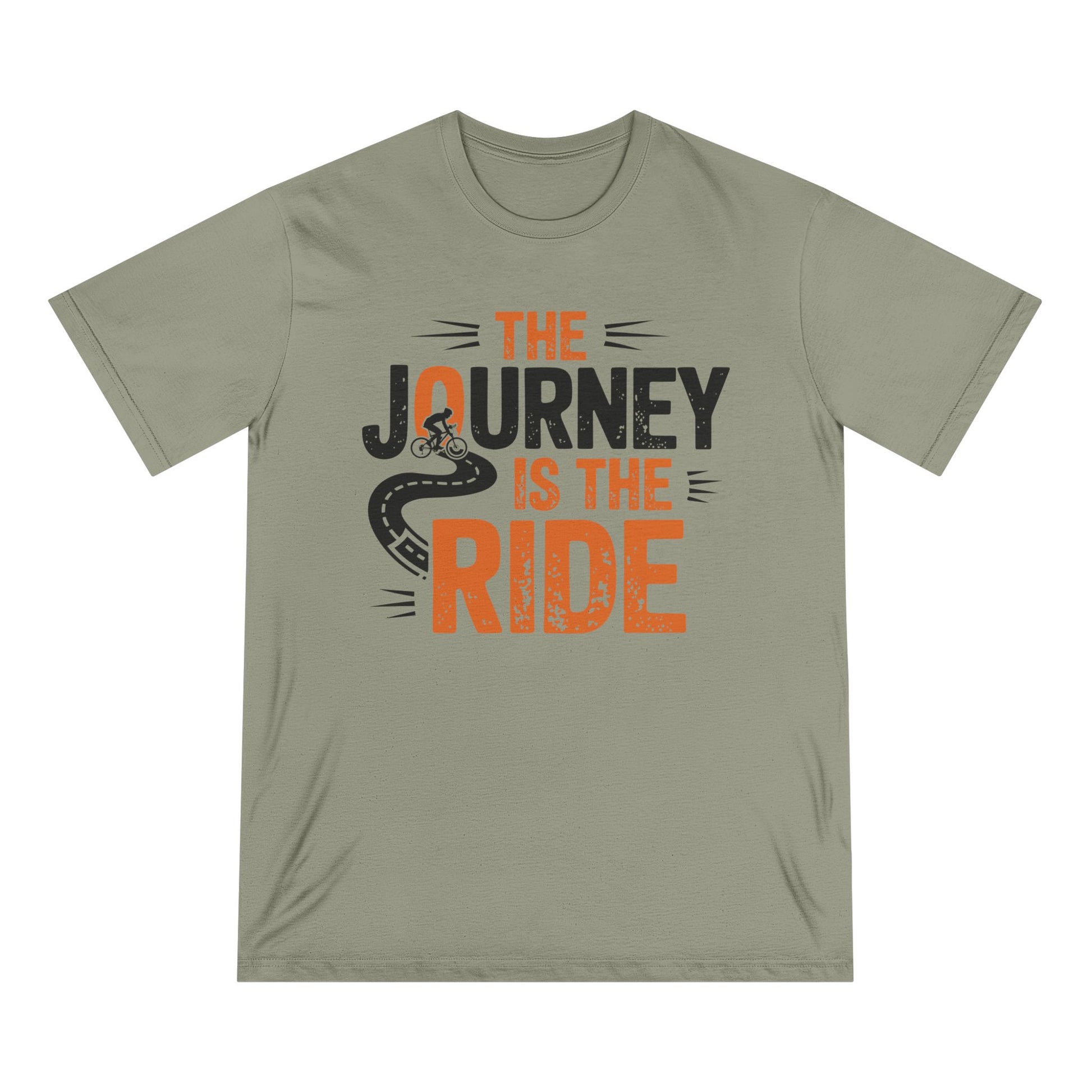 Bike Journey Men 100% Organic Cotton Staple T-Shirt - Canvasses
