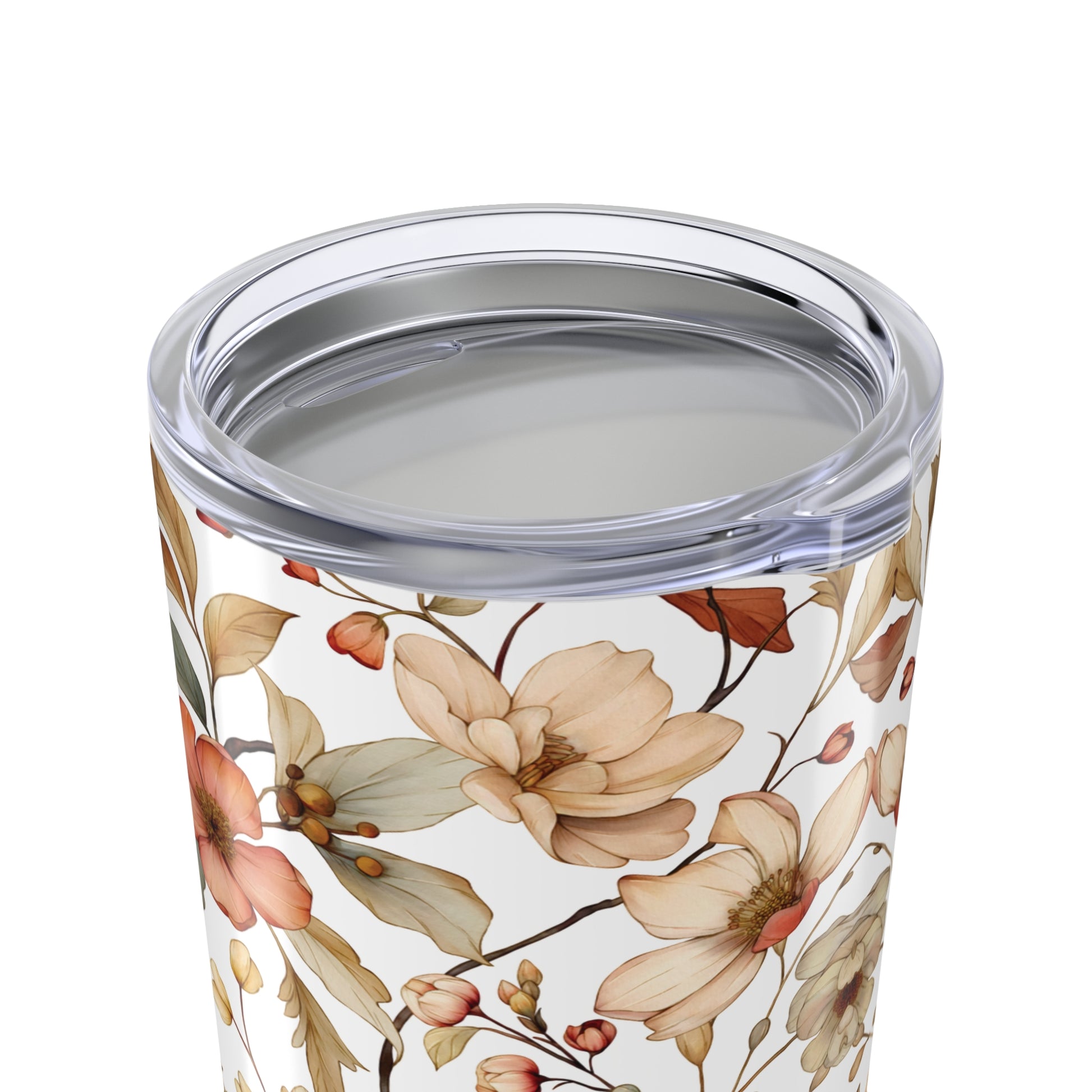 Vintage Boho Florals 20 oz Stainless Steel Tumbler - Canvasses