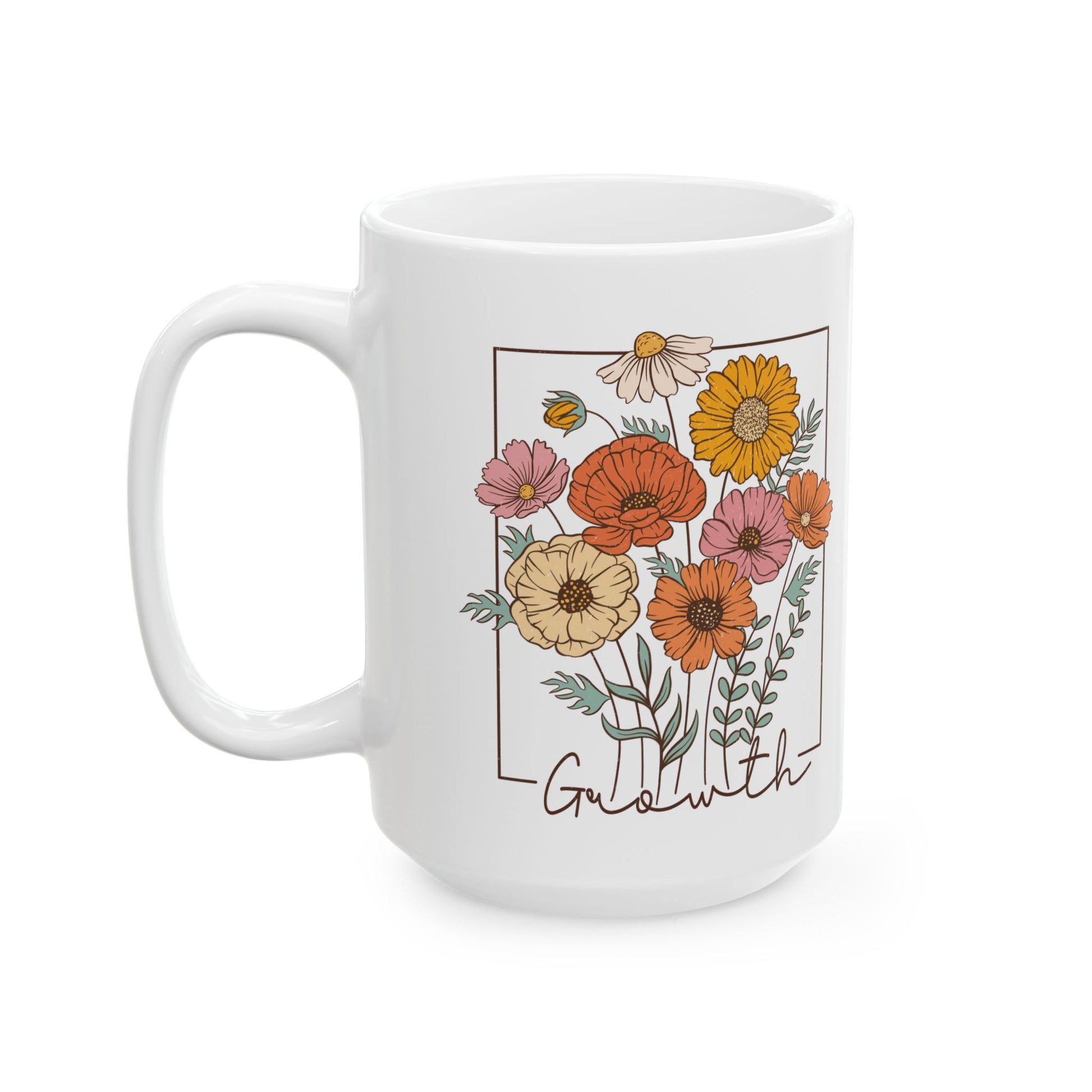 Vintage Wildflowers Coffee Mug - Canvasses