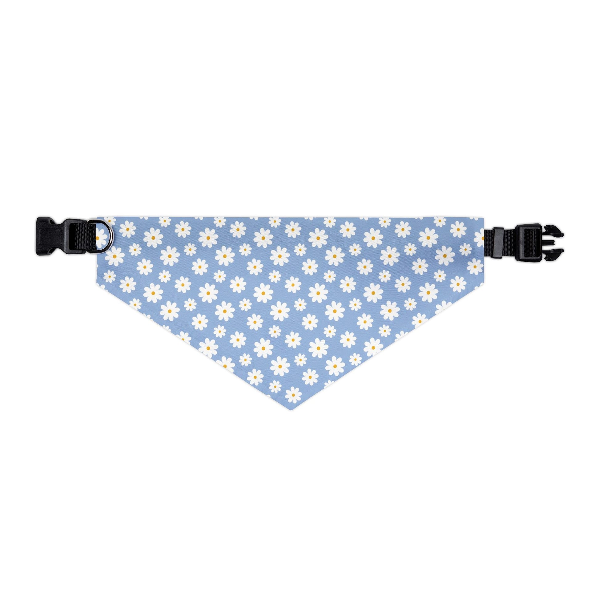 Blue Daisies Pet Bandana Collar - Canvasses