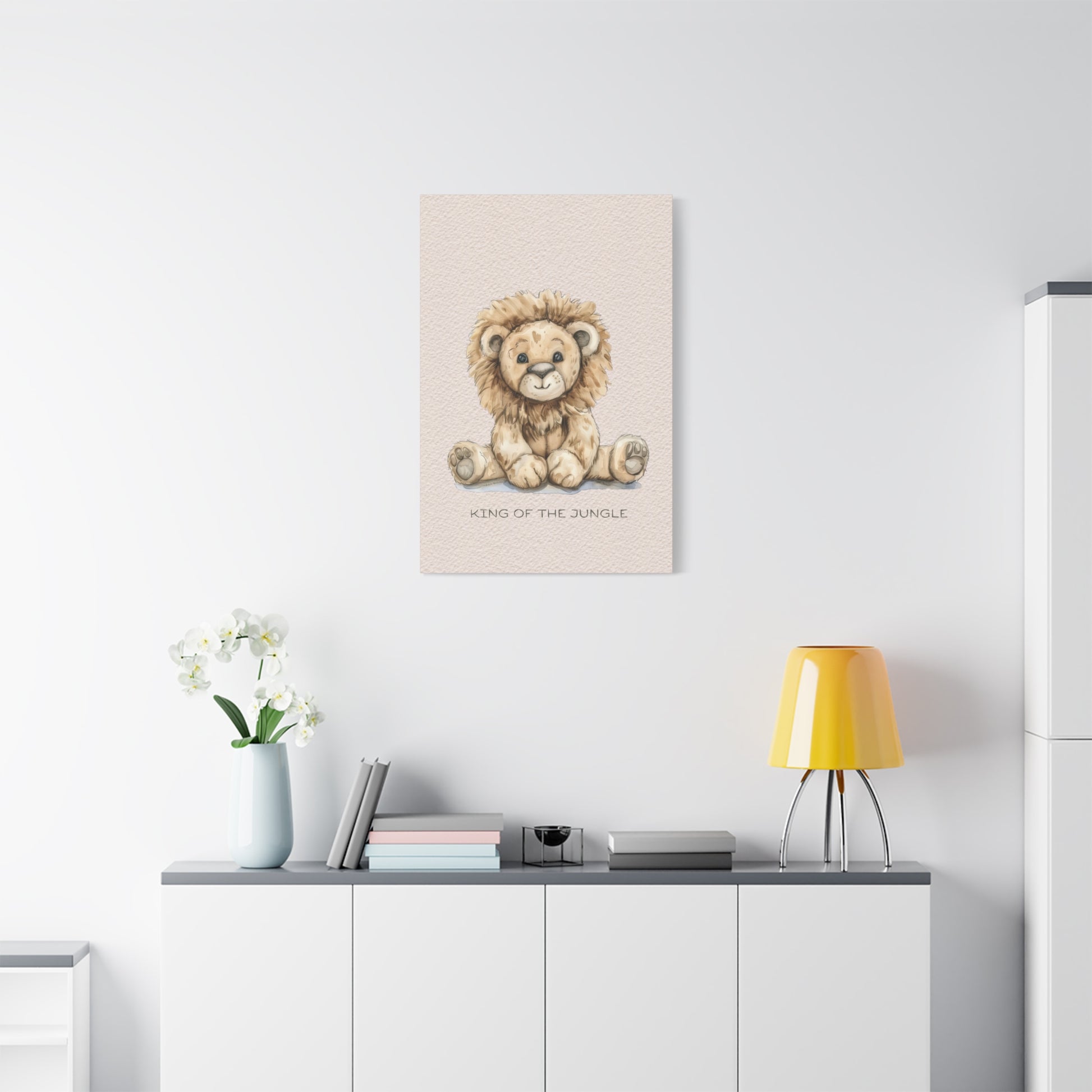 King of the Jungle Canvas Wall Art Vertical - Canvasses