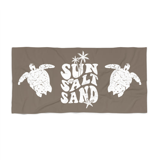 Sun Salt Sand Turtle Oversized Beach Towel - Canvasses