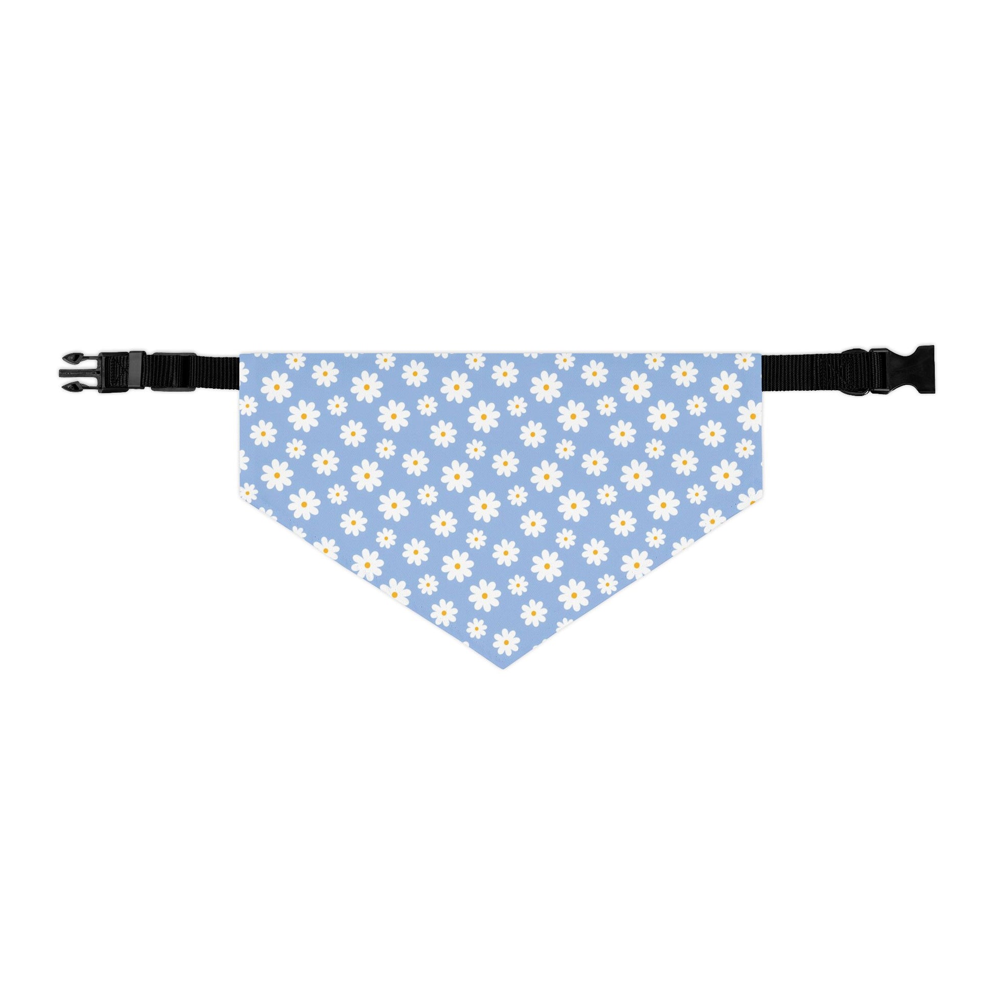 Blue Daisies Pet Bandana Collar - Canvasses