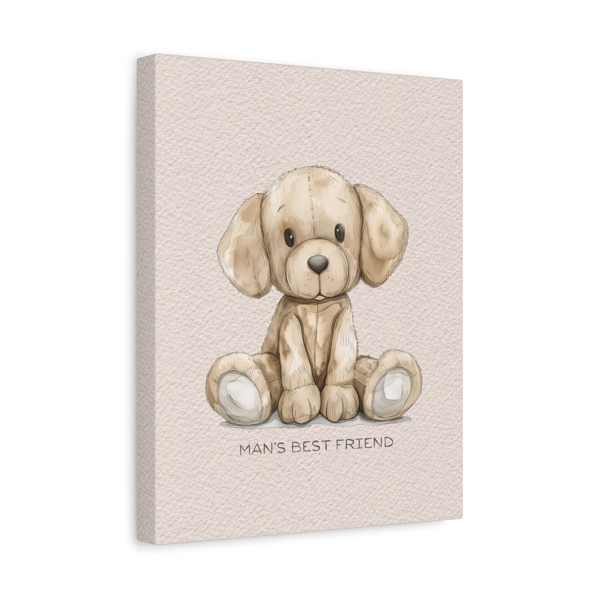 Man's Best Friend Canvas Wall Art Vertical - Canvasses