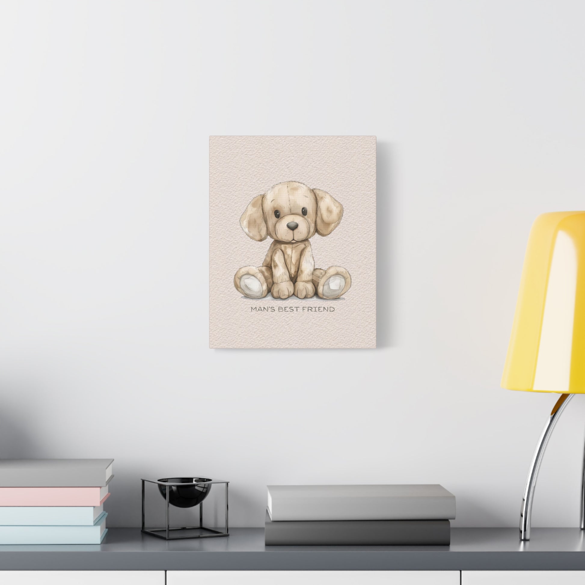 Man's Best Friend Canvas Wall Art Vertical - Canvasses