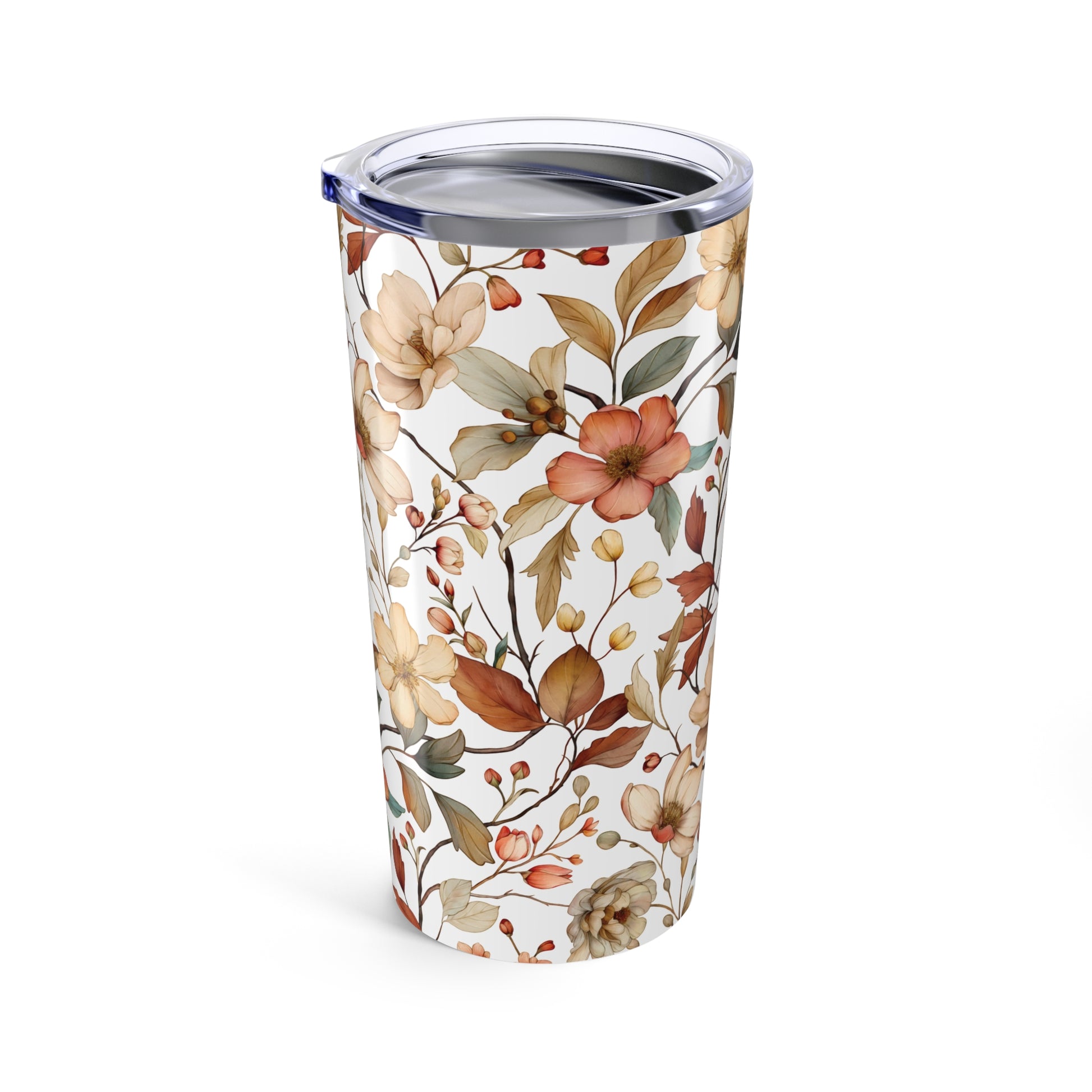 Vintage Boho Florals 20 oz Stainless Steel Tumbler - Canvasses
