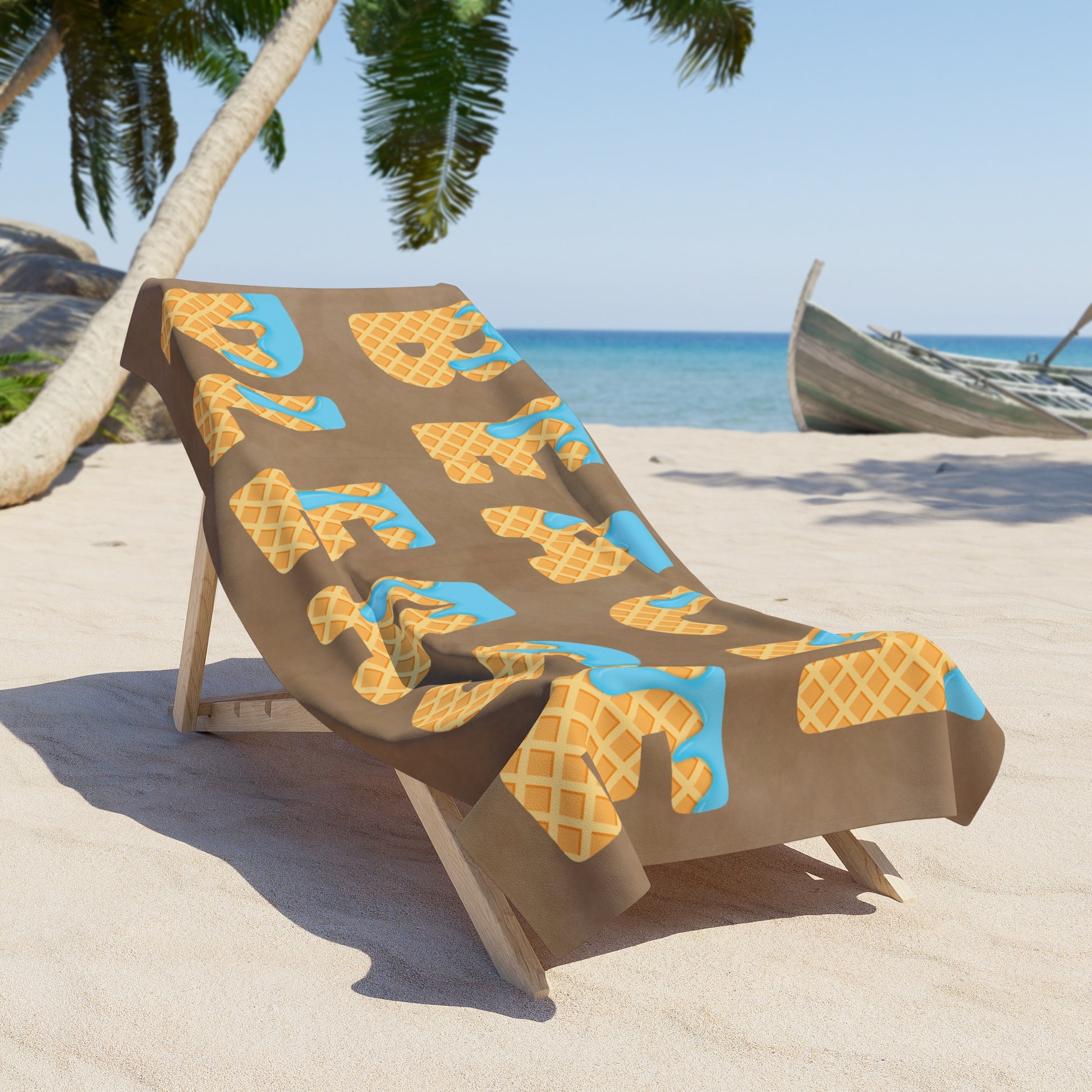 Beach Please Oversized Beach Towel - Canvasses