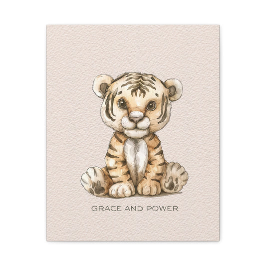 Grace and Power Canvas Wall Art Vertical - Canvasses