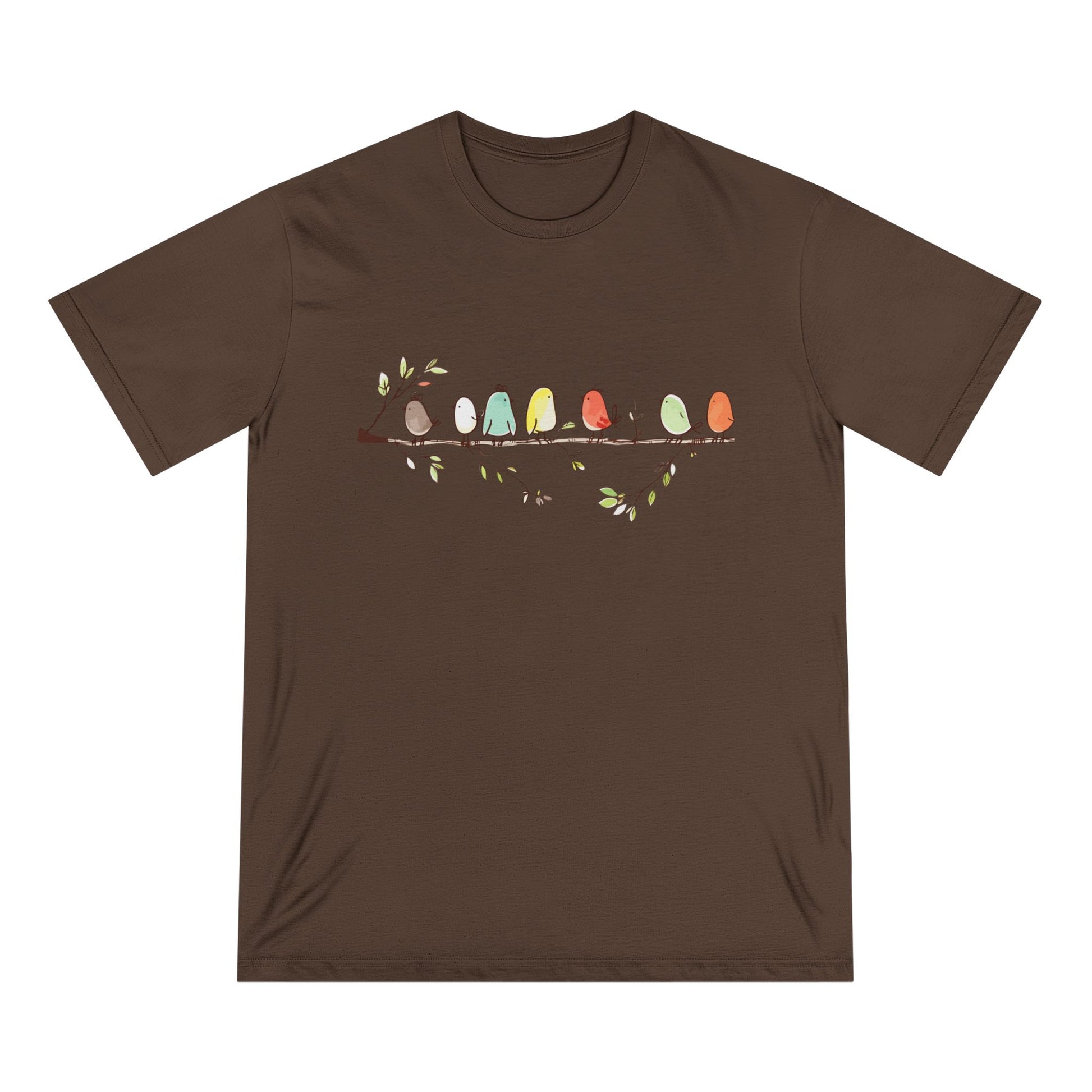 Watercolor Birds Women 100% Organic Cotton T-Shirt - Canvasses